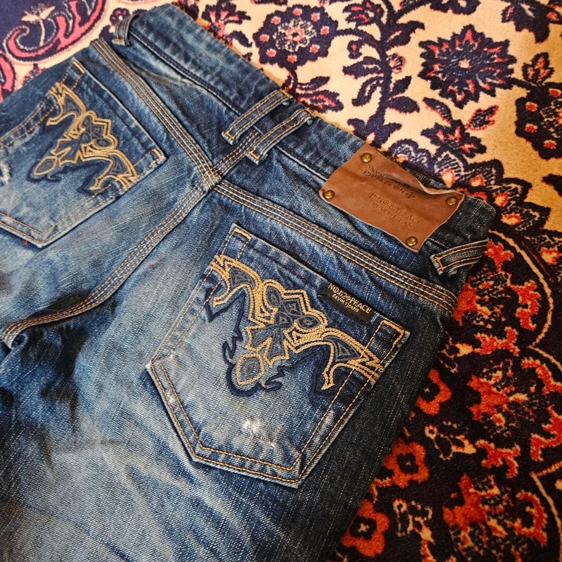 노바디(Nobody Jeans) 포켓 자수 워시드 세미 부츠컷 26  상품이미지2