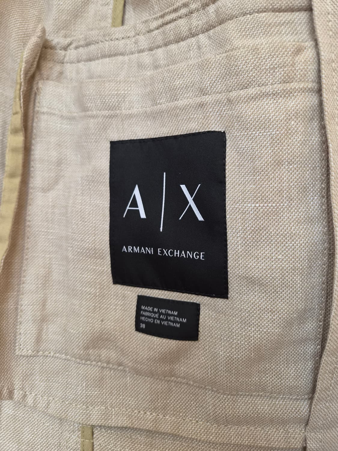 아르마니 익스체인지 남녀공용 간절기린넨자켓 상품이미지7