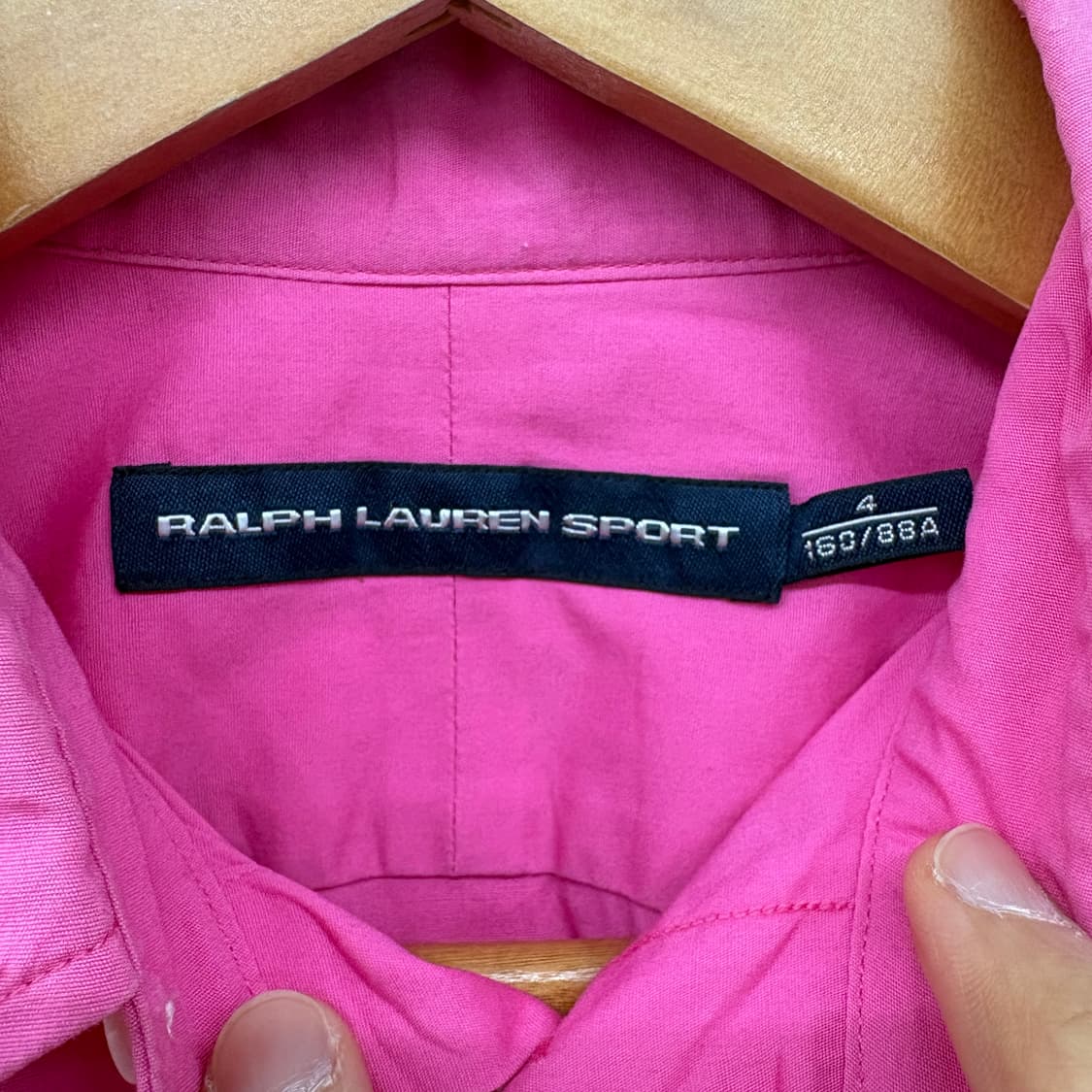 폴로 랄프로렌 핑크 셔츠 긴팔 여s 상품이미지3
