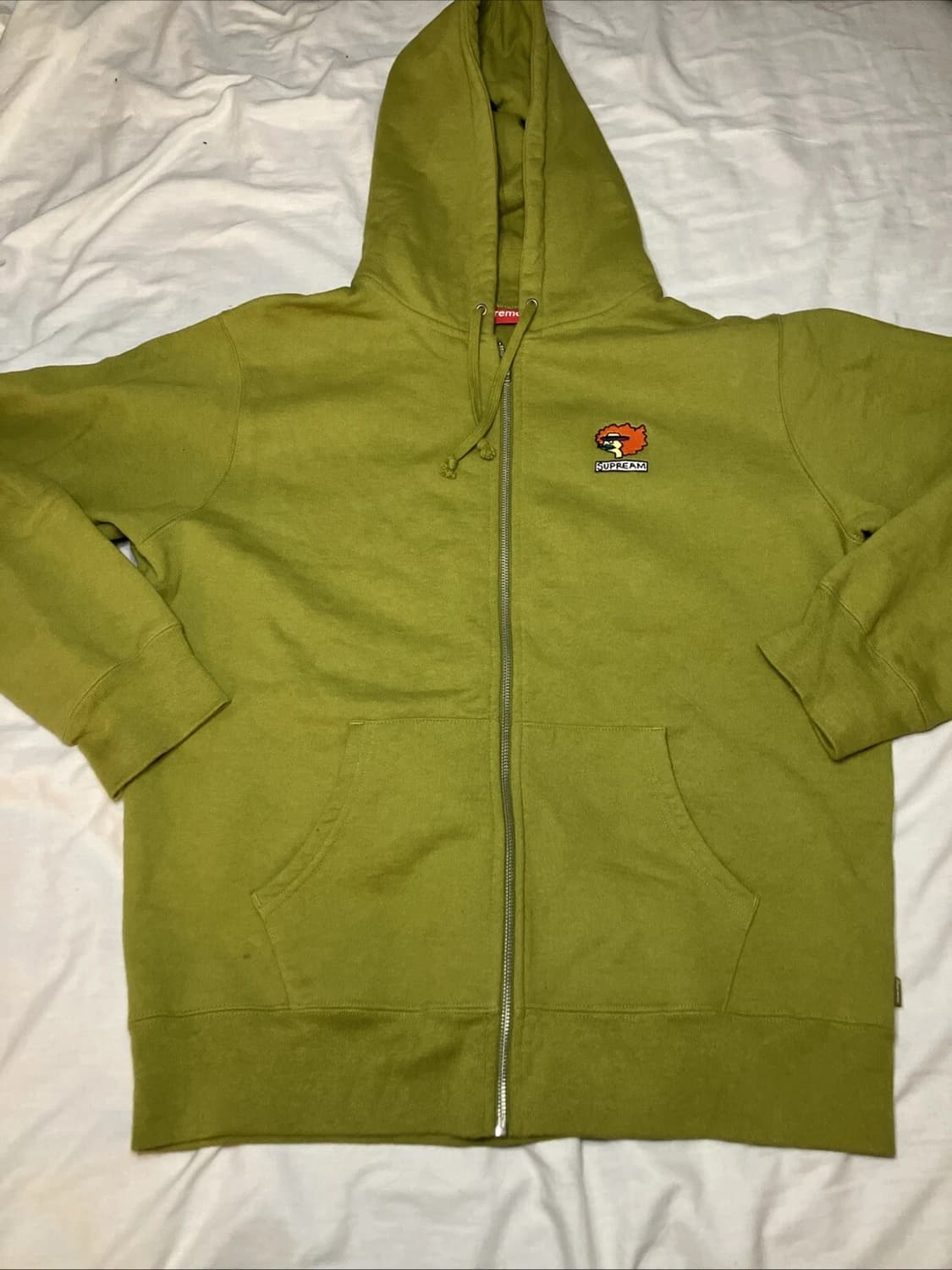 슈프림 곤즈 램 후드 집업 그린 L 상품이미지1