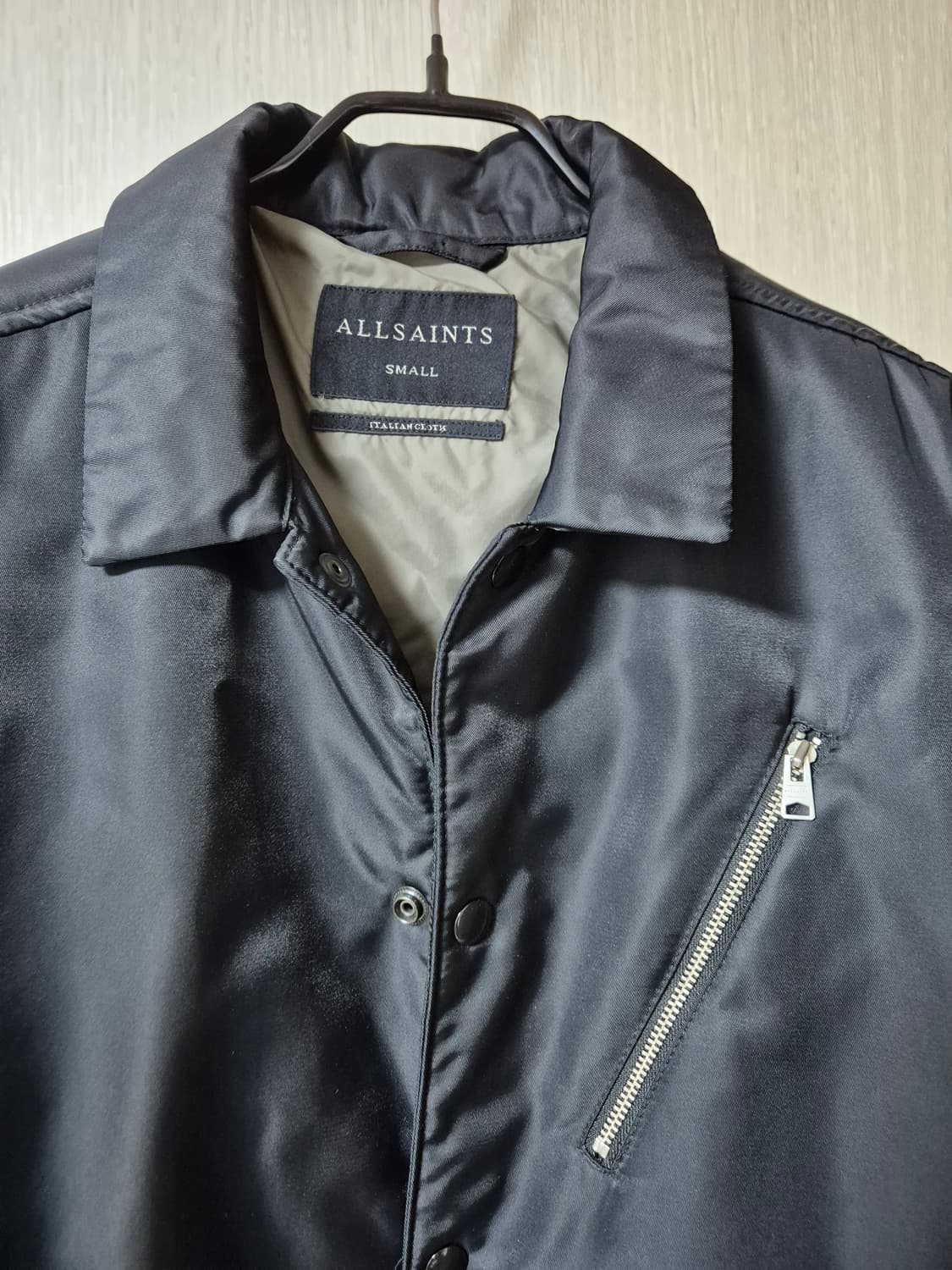 올세인츠 라이더 누빔자켓  봄버 자켓  경량패딩 남성 S 상품이미지3