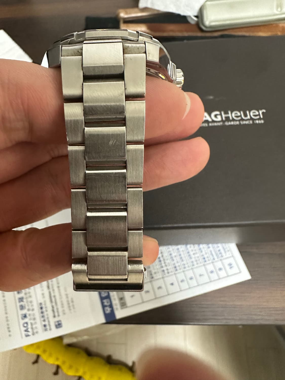 태그호이어 아쿠아레이서 오토매틱 청판 상품이미지4