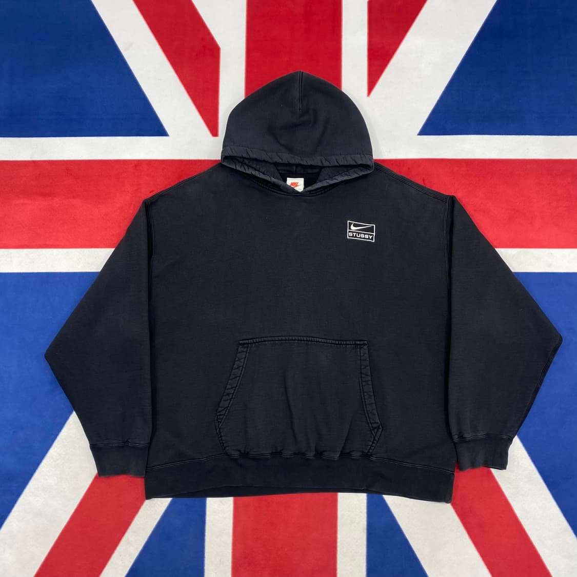 나이키 스투시 NGR RA 워시드 후드티 XXL 상품이미지1