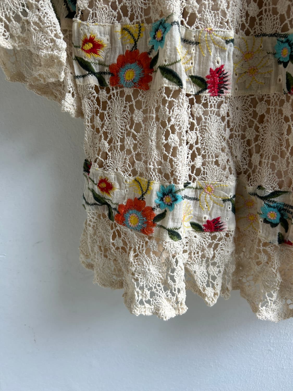 자수 크로쉐 블라우스  상품이미지5