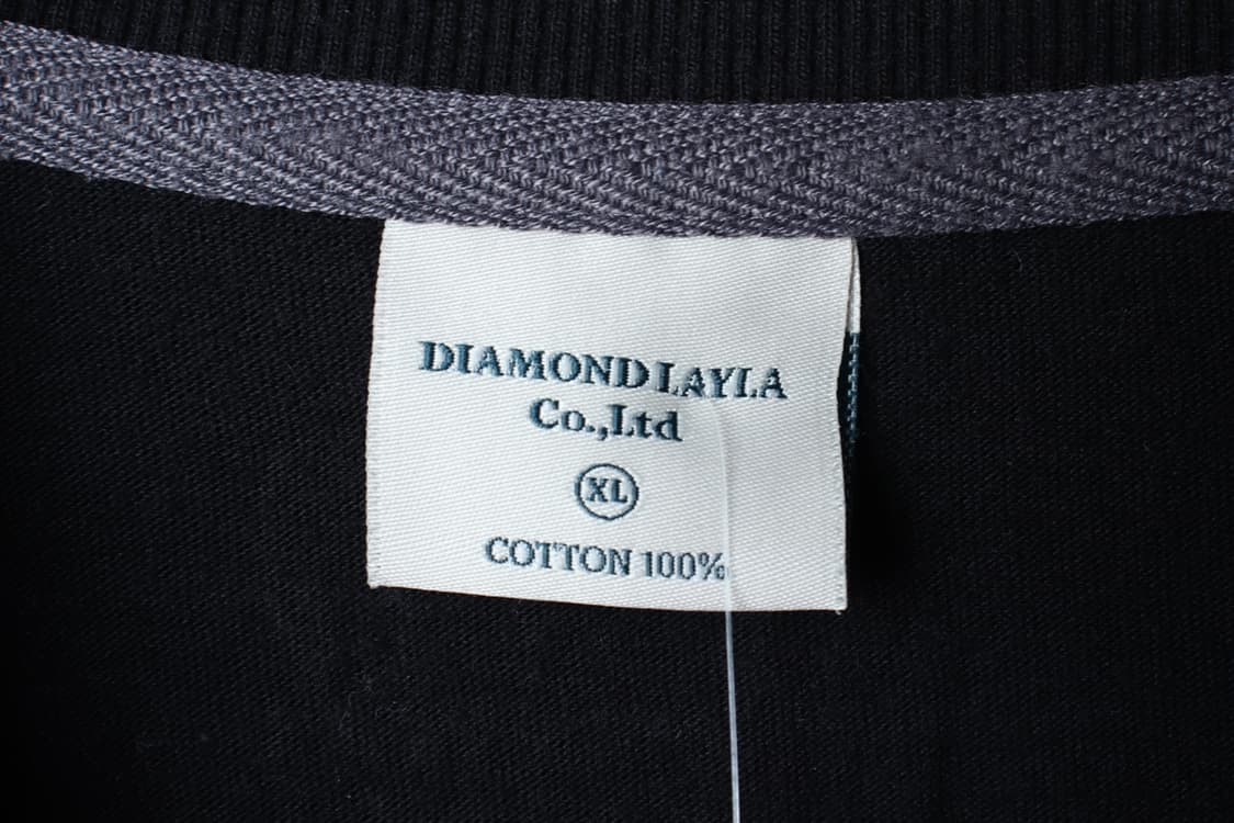 (XL-2XL) 다이아몬드 레이라 반팔 티셔츠 프린팅 블랙-H32532 상품이미지7