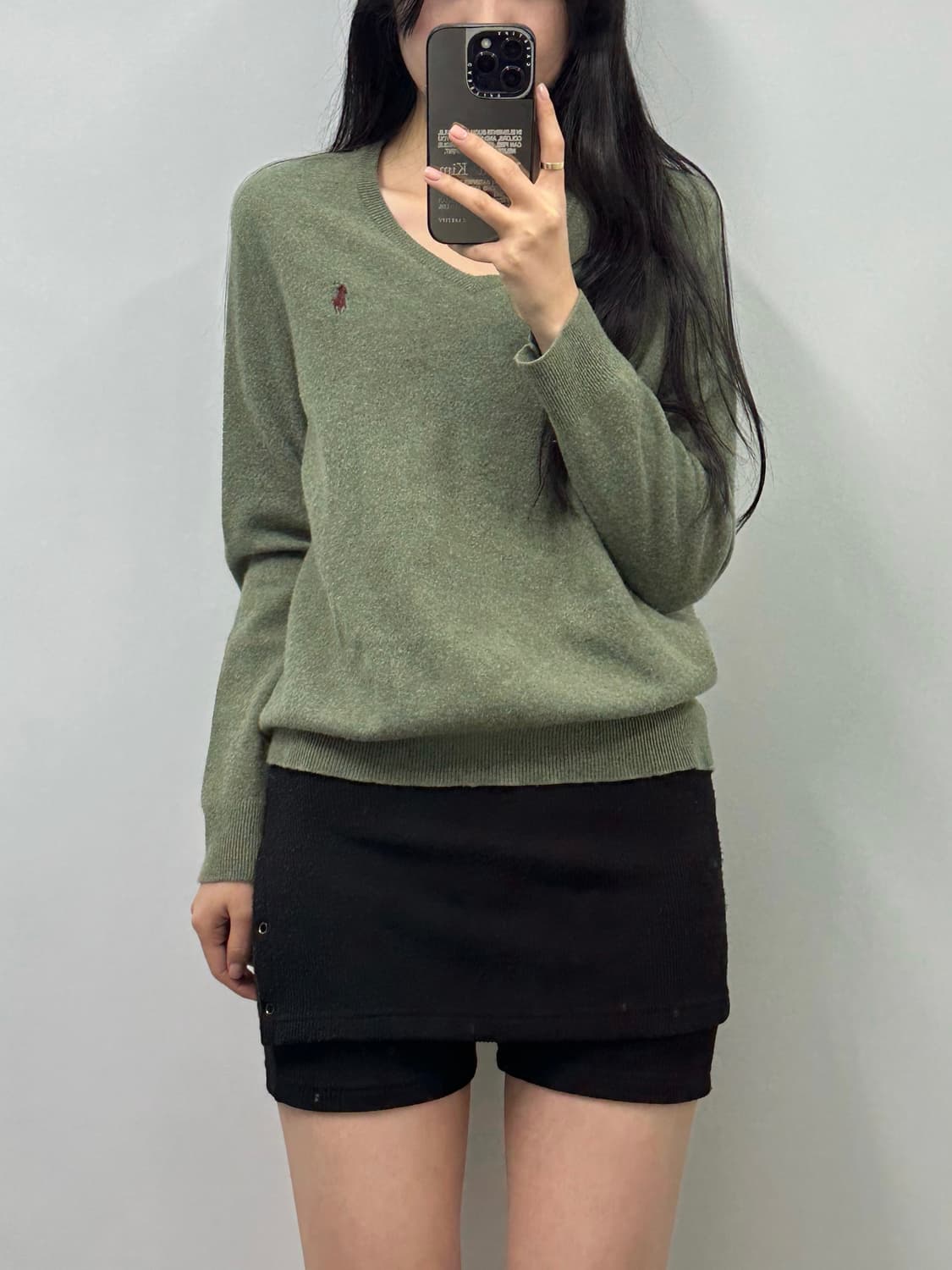 폴로 랄프로렌 신형 색상 브이넥 니트 상품이미지1