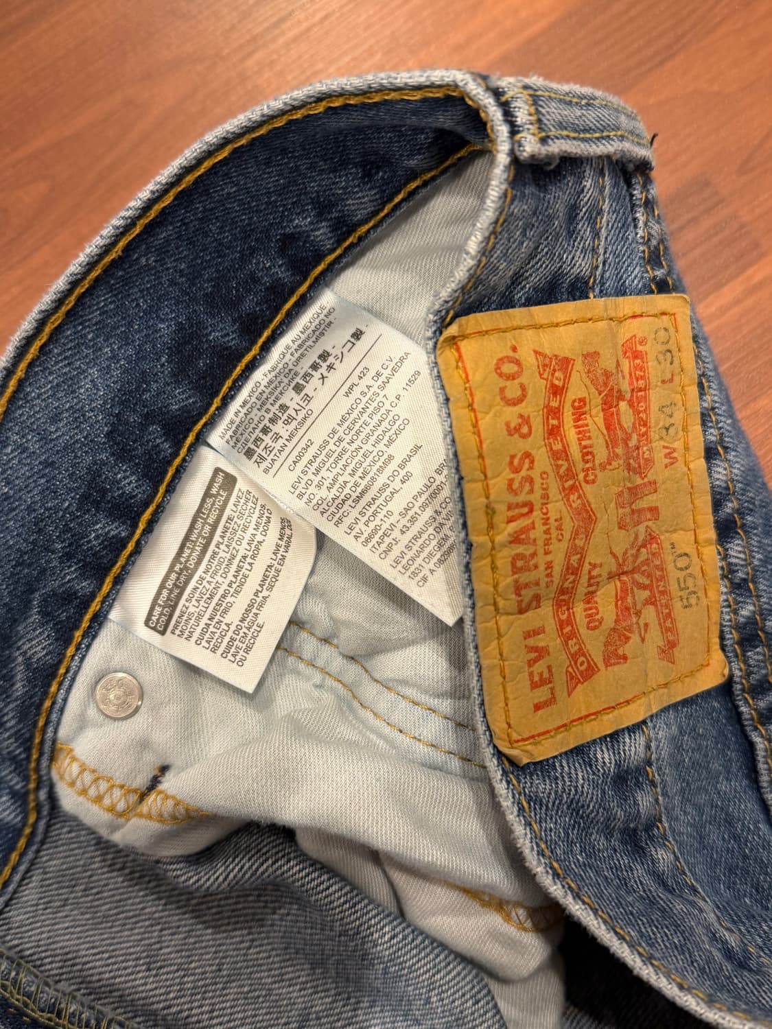 Levis 리바이스 550 데님 팬츠 (34inch) 상품이미지9