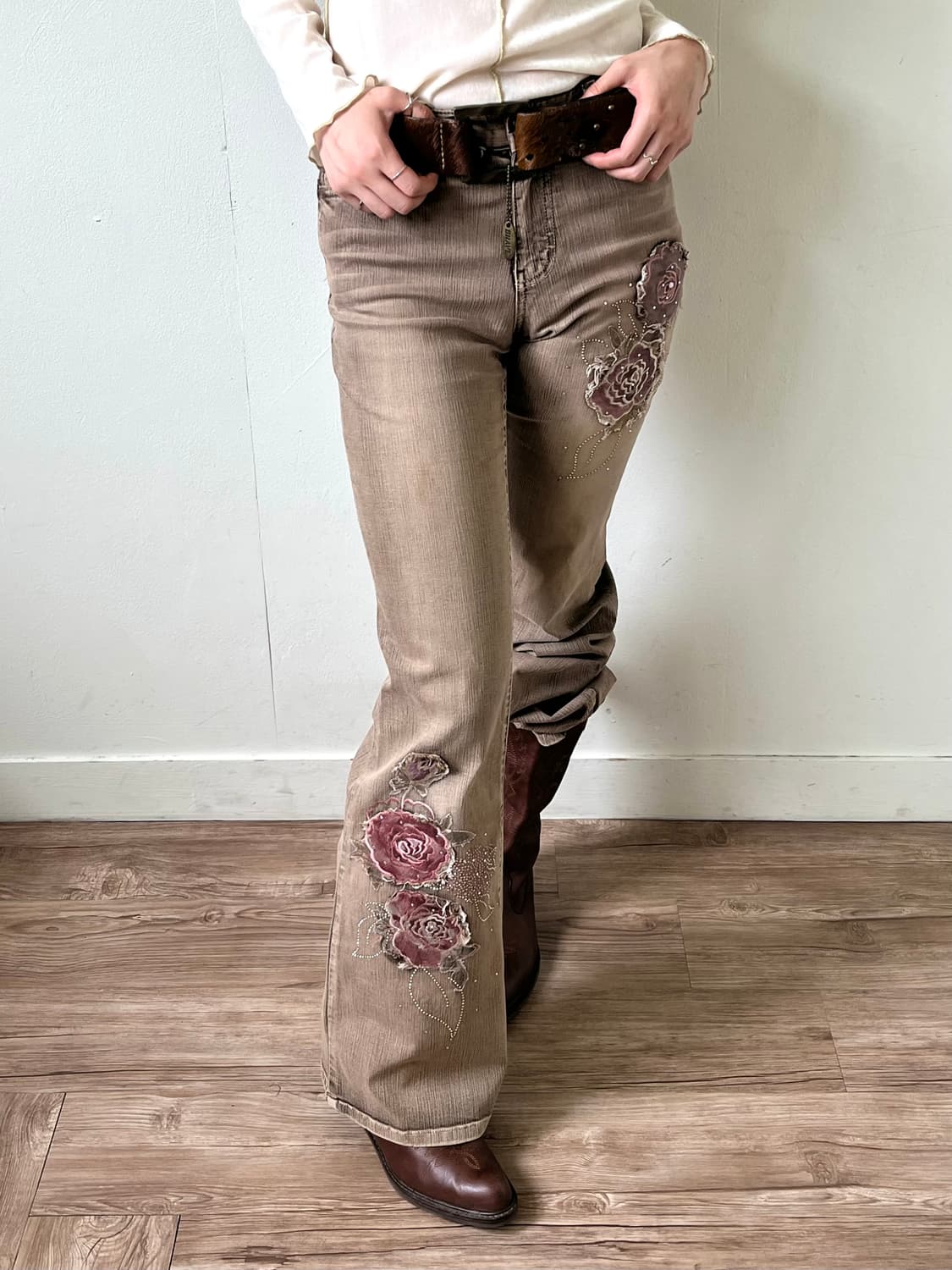 COPACA FEMME 패치워크 데님 팬츠 상품이미지5