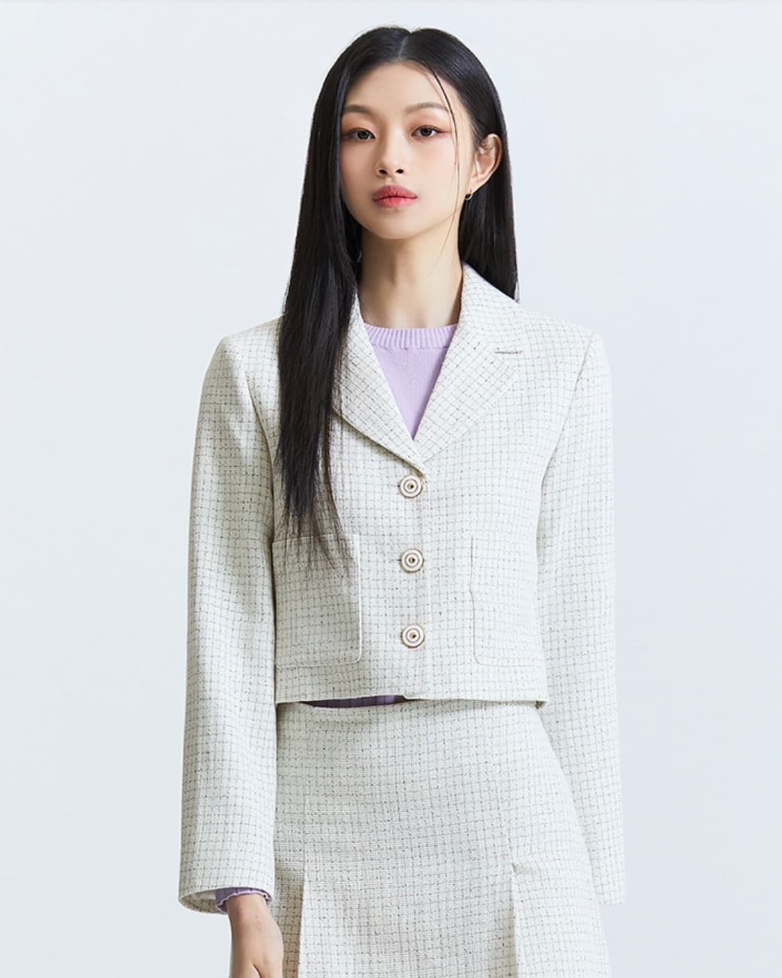 [MIXXO] 미쏘 테일러드 트위드 자켓 (S) 상품이미지5