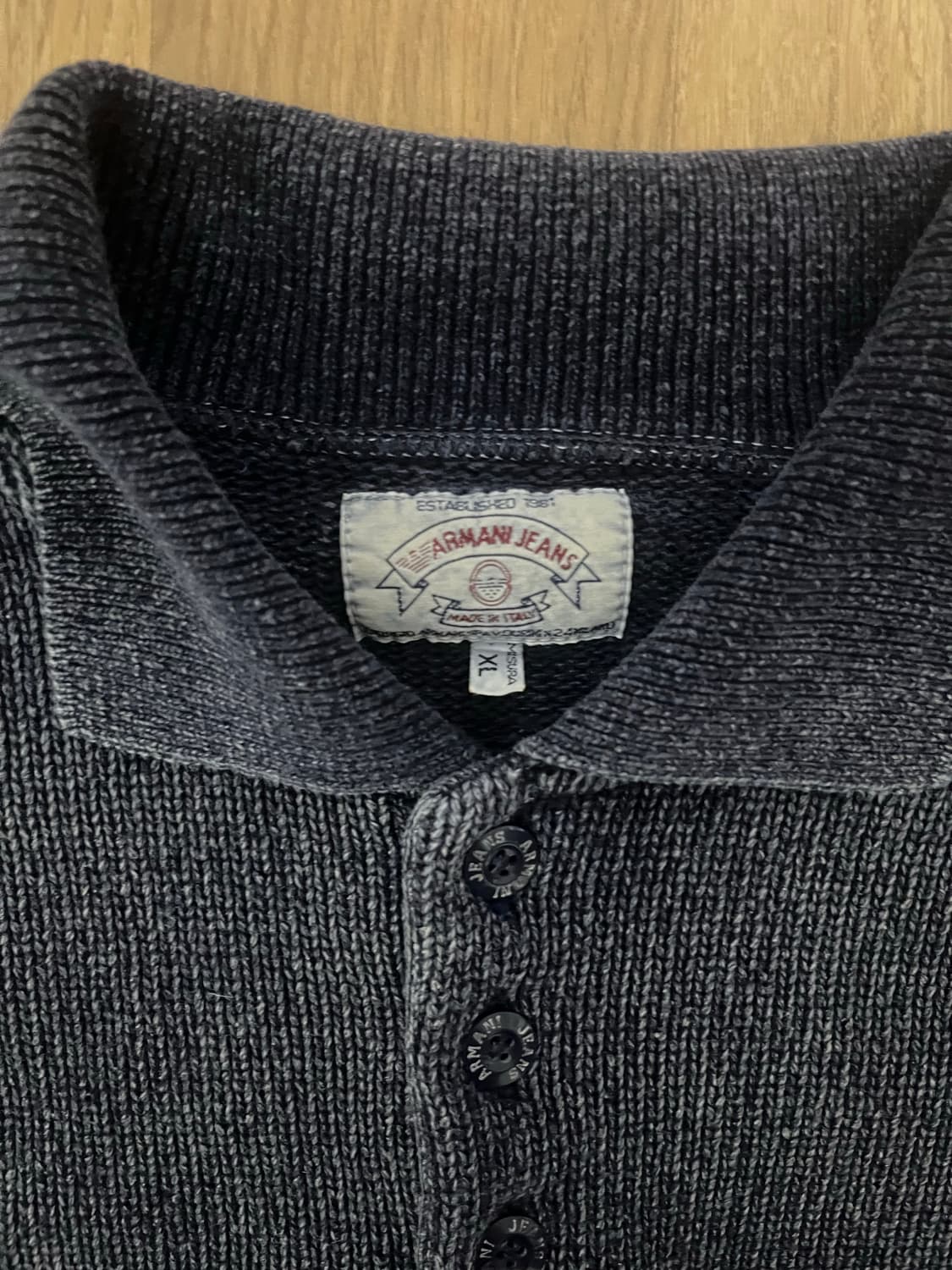 90s armani jeans knit sweater 상품이미지2