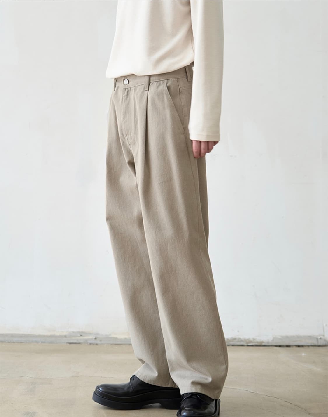 드로우핏 와이드 뉴트럴 컬러 데님(모카) L판매합니다 상품이미지2