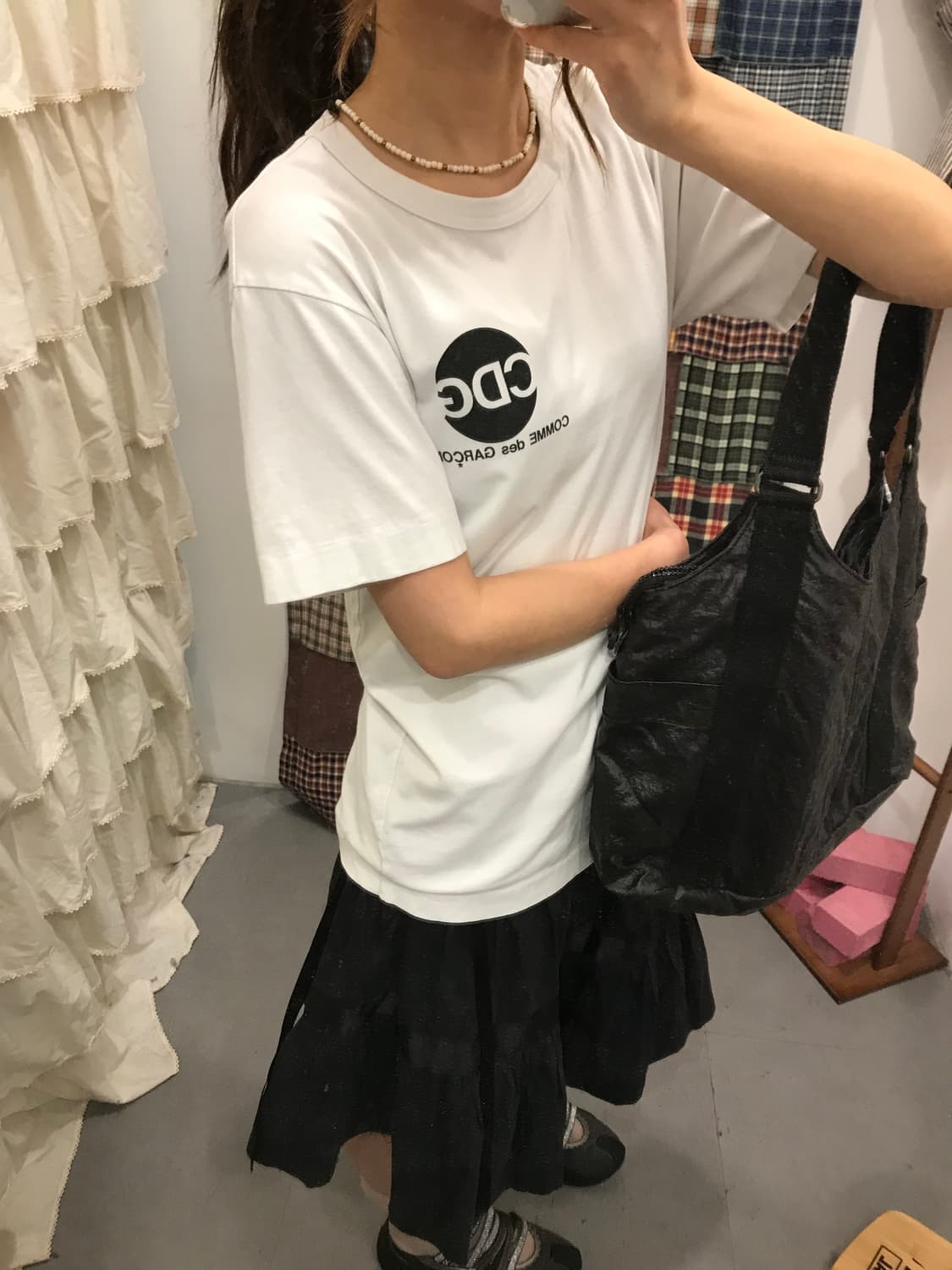 꼼데가르송 로고 티셔츠 상품이미지3