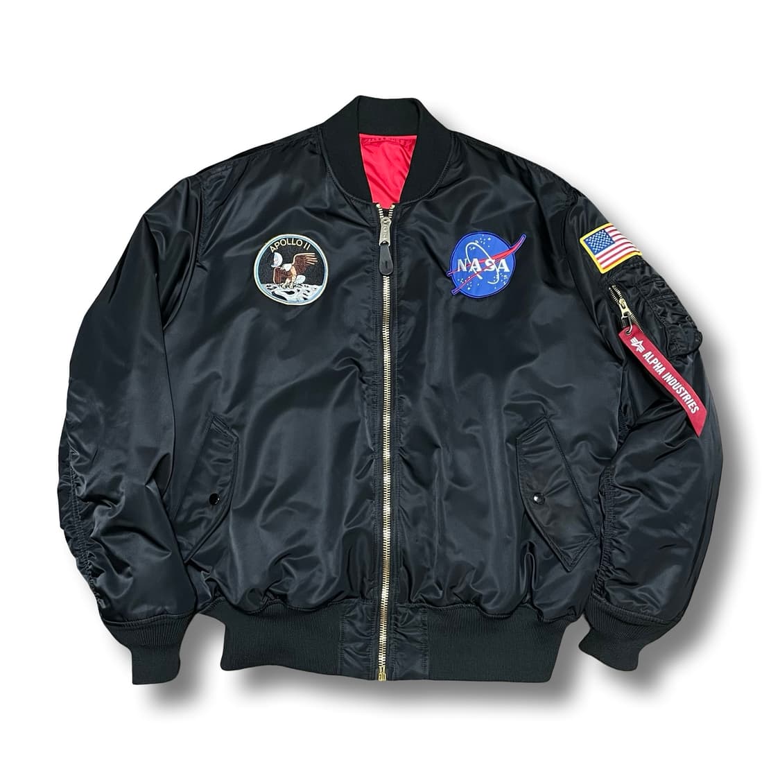 [2XL] 알파인더스트리 NASA MA-1 아폴로 항공자켓 봄버자켓 상품이미지2