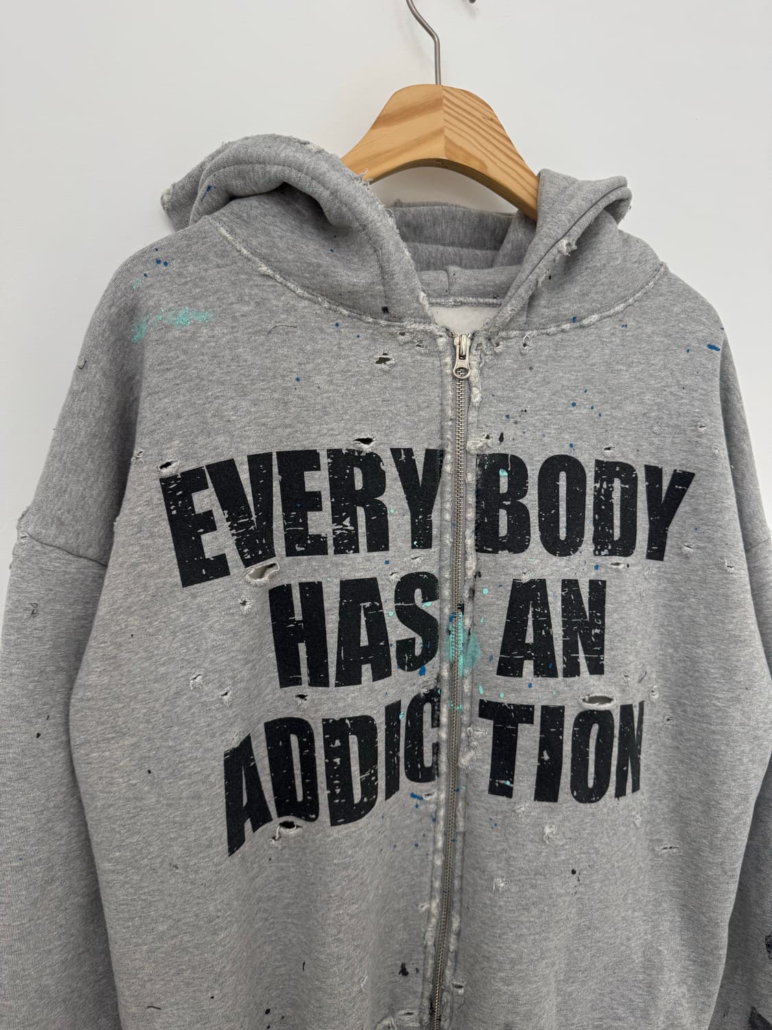 빈티지 크롭 후드집업(기모) 상품이미지2