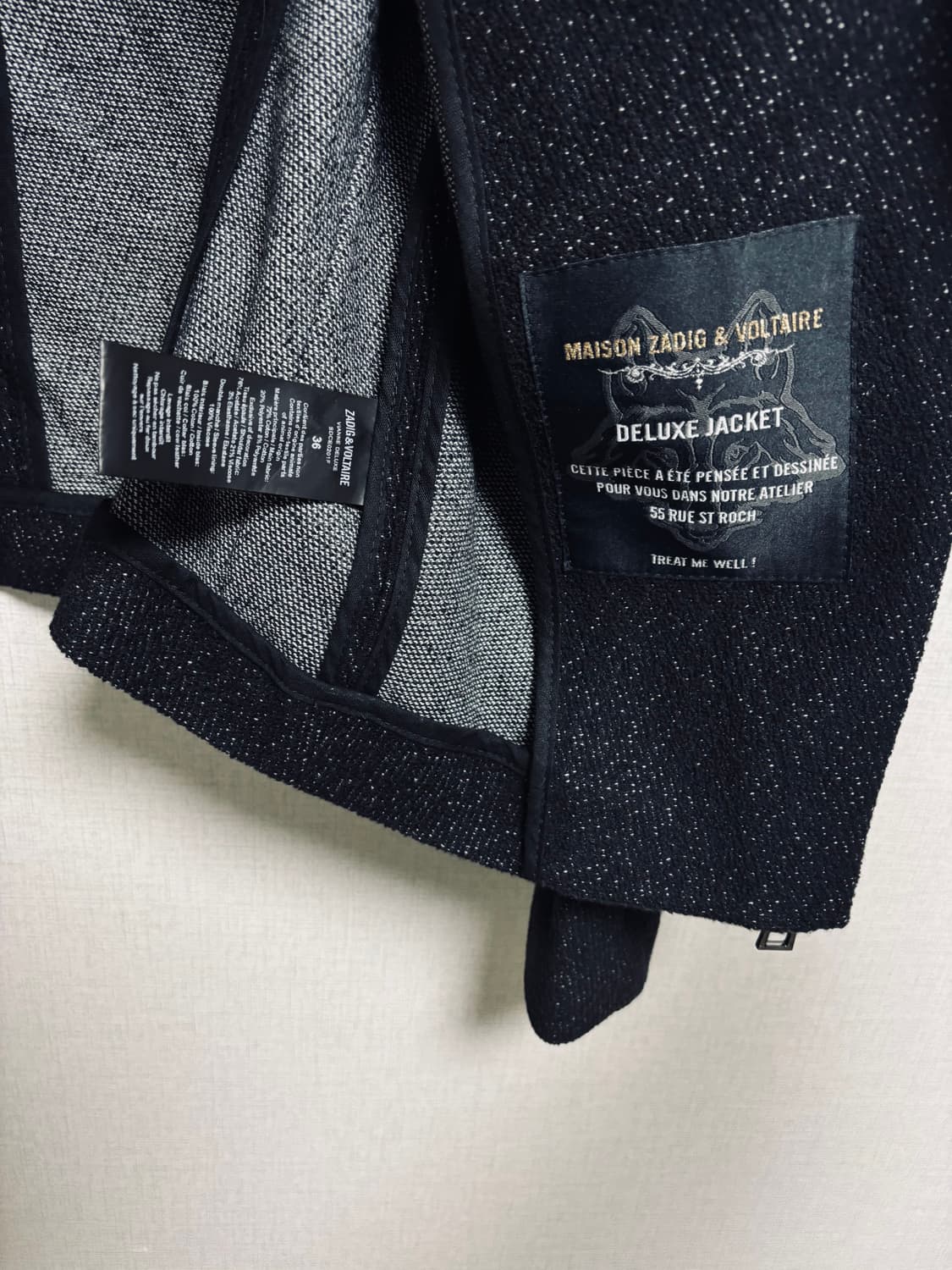 ZADIG & VOLTAIRE 자딕앤볼테르 메종 디럭스 트위드 자켓 상품이미지4