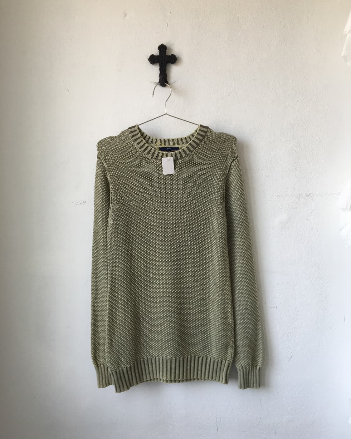 Green washed knit 상품이미지2