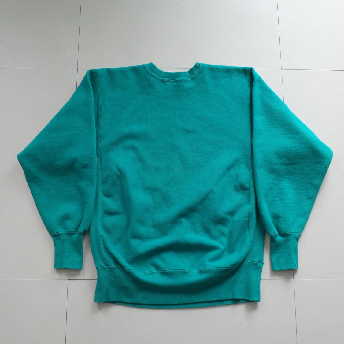 챔피온 리버스위브 90s USA제 맨투맨 에메랄드 L 상품이미지6