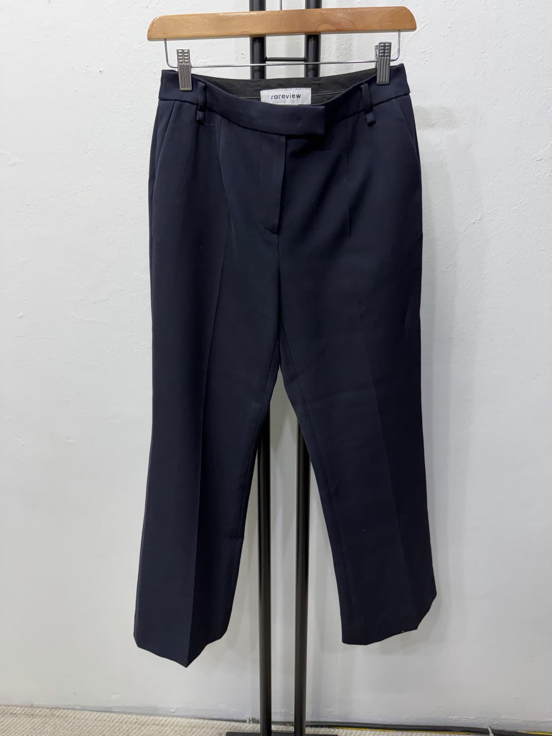 정품) rareview 레이브 한섬 네이비 팬츠 M 상품이미지1