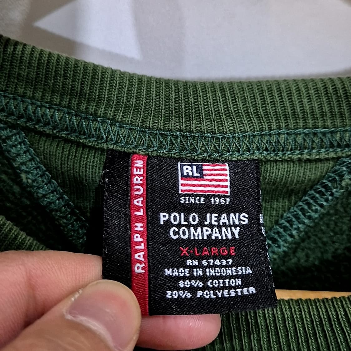 Polo Ralph Lauren 빅 로고 맨투맨 상품이미지4