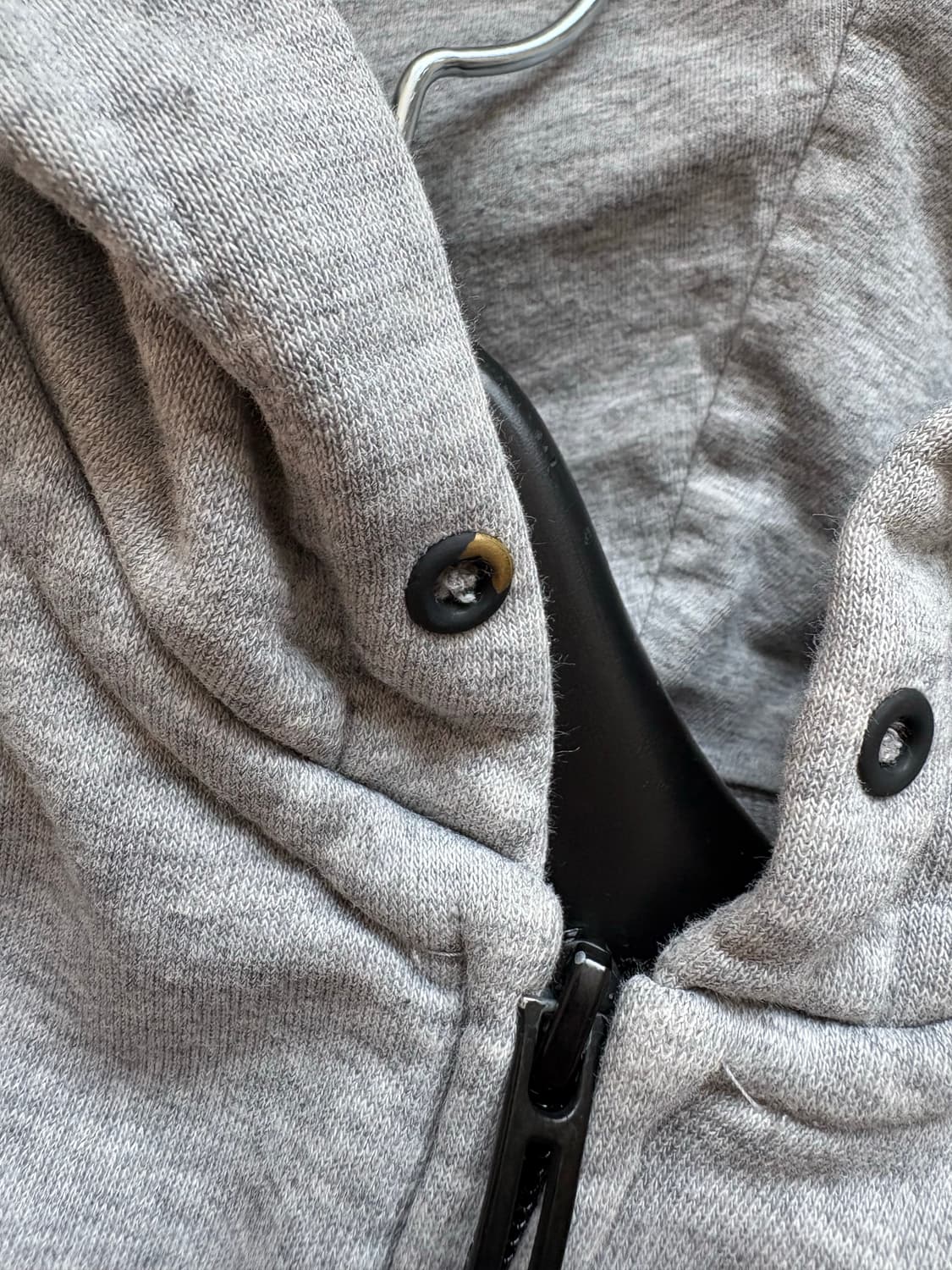 아디다스 스펠아웃 그레이 블랙 후드집업 상품이미지2