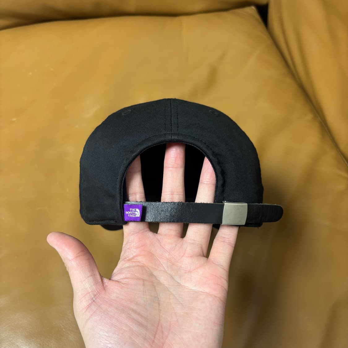 나나미카 노스페이스 퍼플라벨 6패널 볼캡 모자 블랙 상품이미지7