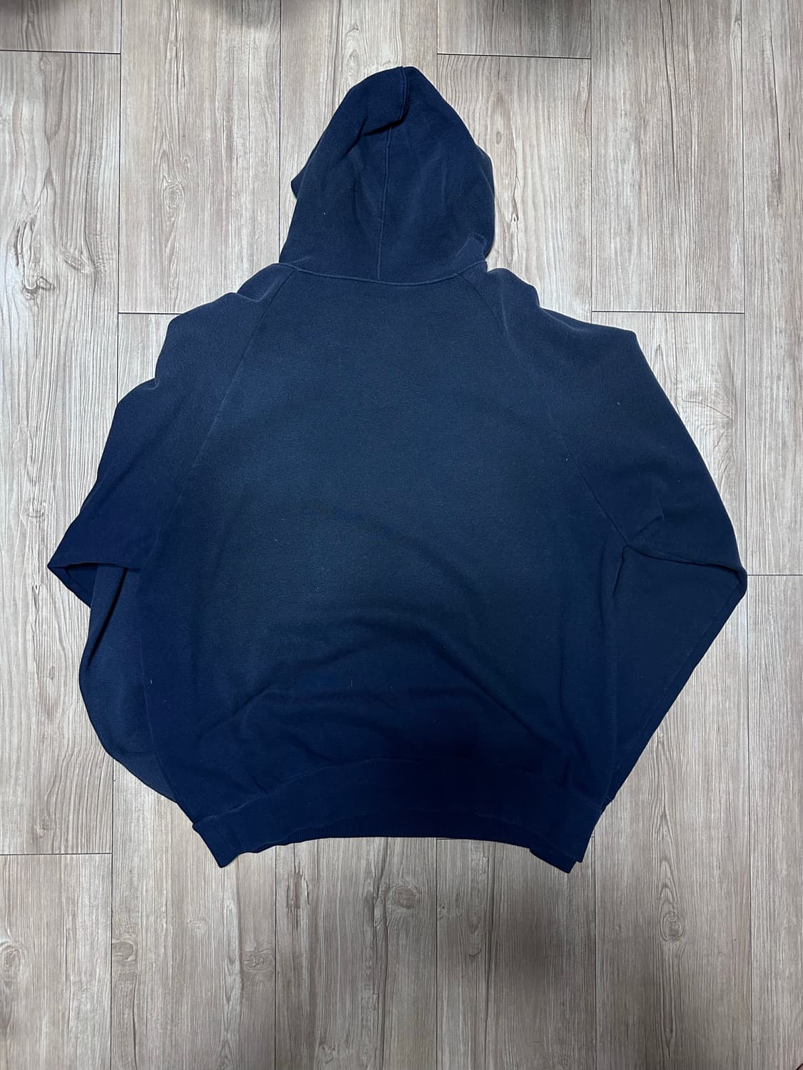 캐피탈 래글런 후드 플리스 스웨트셔츠 스피크이지 컬리지 Pt 네이비 상품이미지5