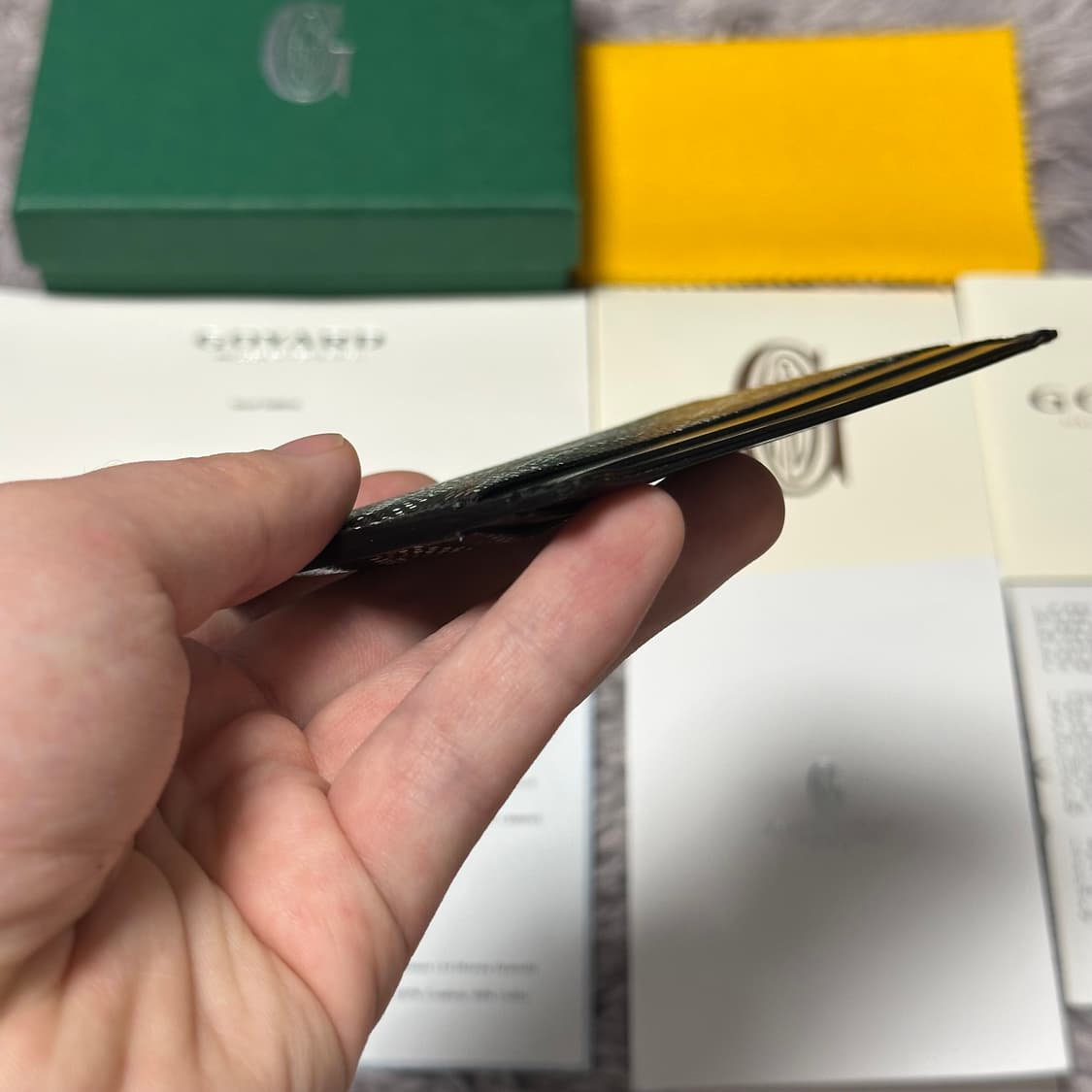 [풀구성] 고야드 생쉴피스 카드지갑 블랙 상품이미지6