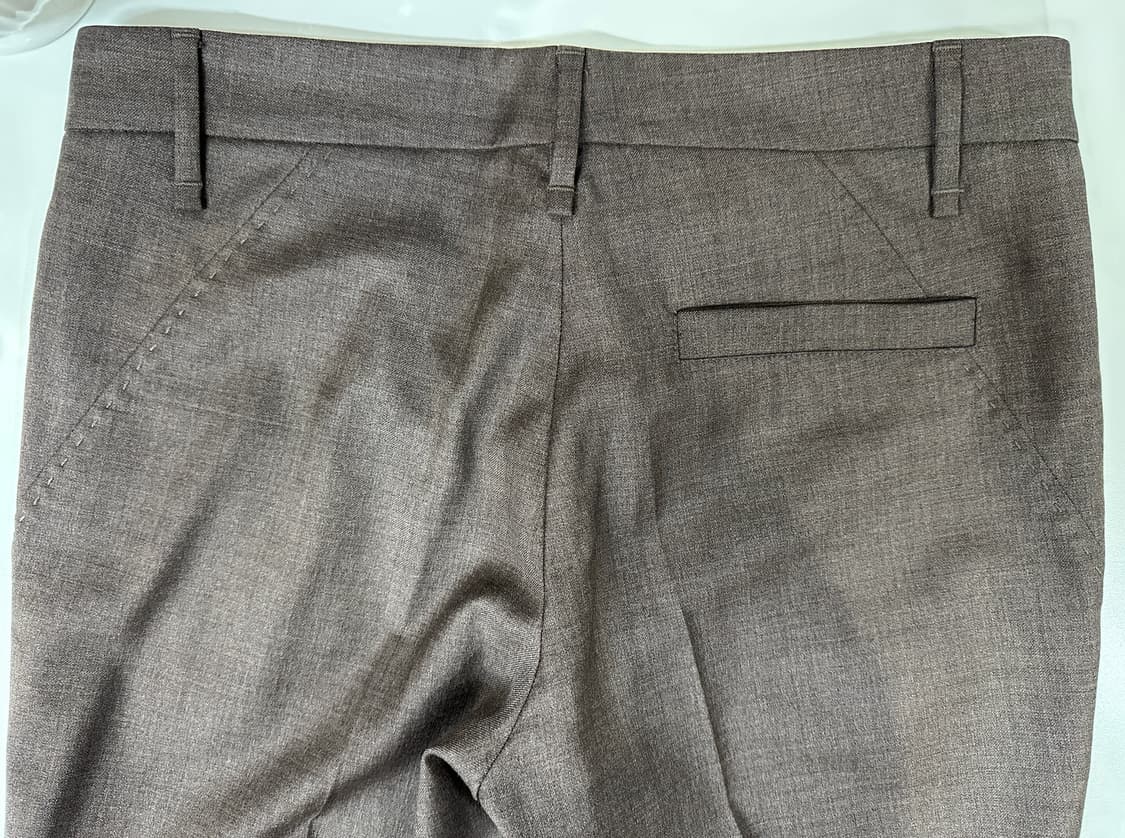 브루넬로 쿠치넬리 스트레치 슬랙스 울 여성 팬츠 상품이미지7