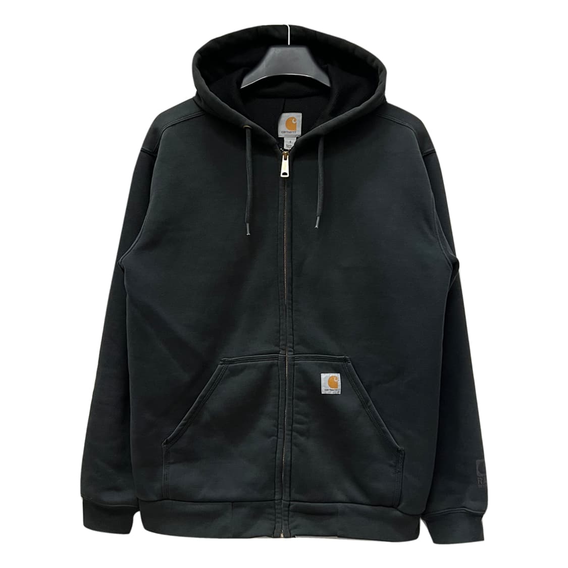 칼하트 써멀 레인디펜더 미드나잇 블랙 헤비 후드 집업 S 상품이미지1