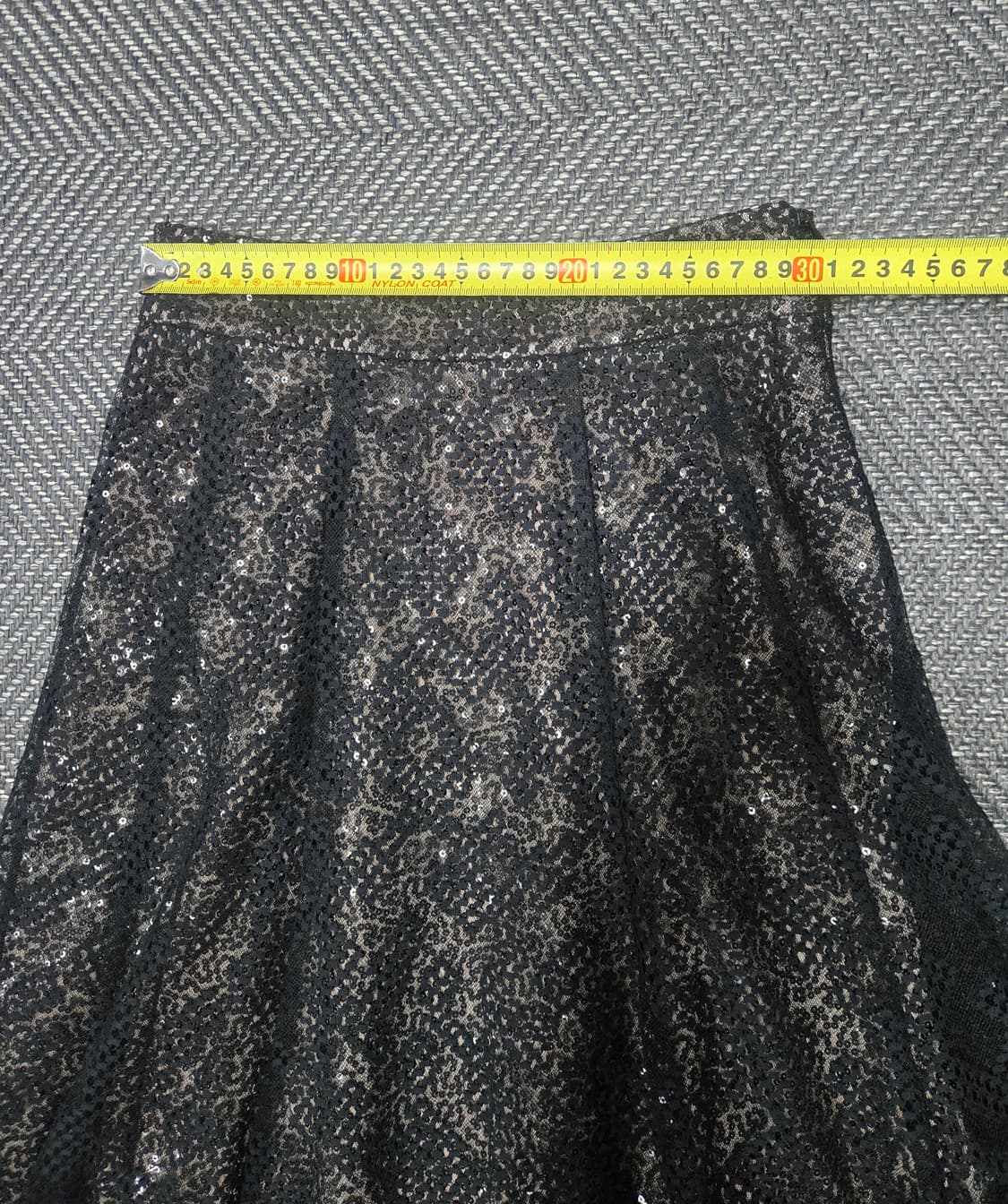 미샤 MICHAA 23ss 블랙 레이스 스커트 밴딩 치마 상품이미지6