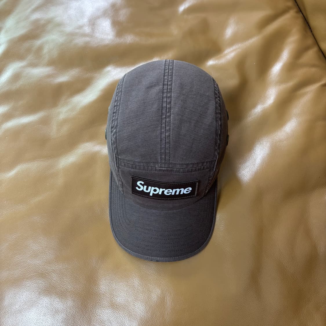 Supreme 슈프림 22fw 밀리터리 워시드 브라운 캠프캡 모자 상품이미지6