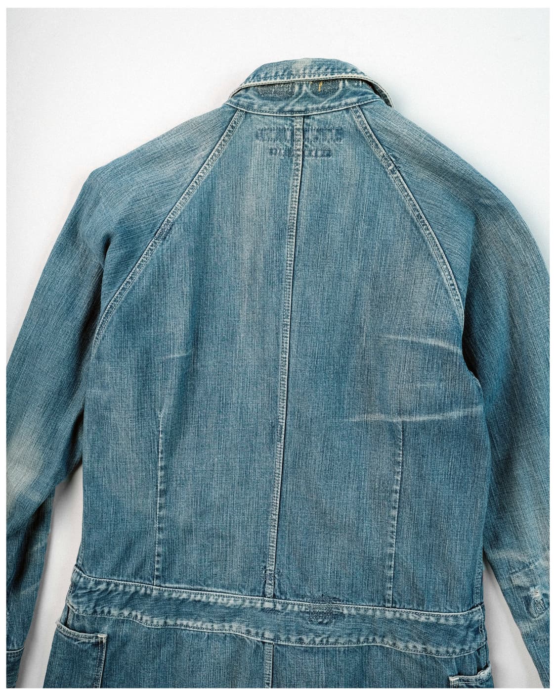 캐피탈 올드 라벨 커스텀 데님 코트 1사이즈 상품이미지9