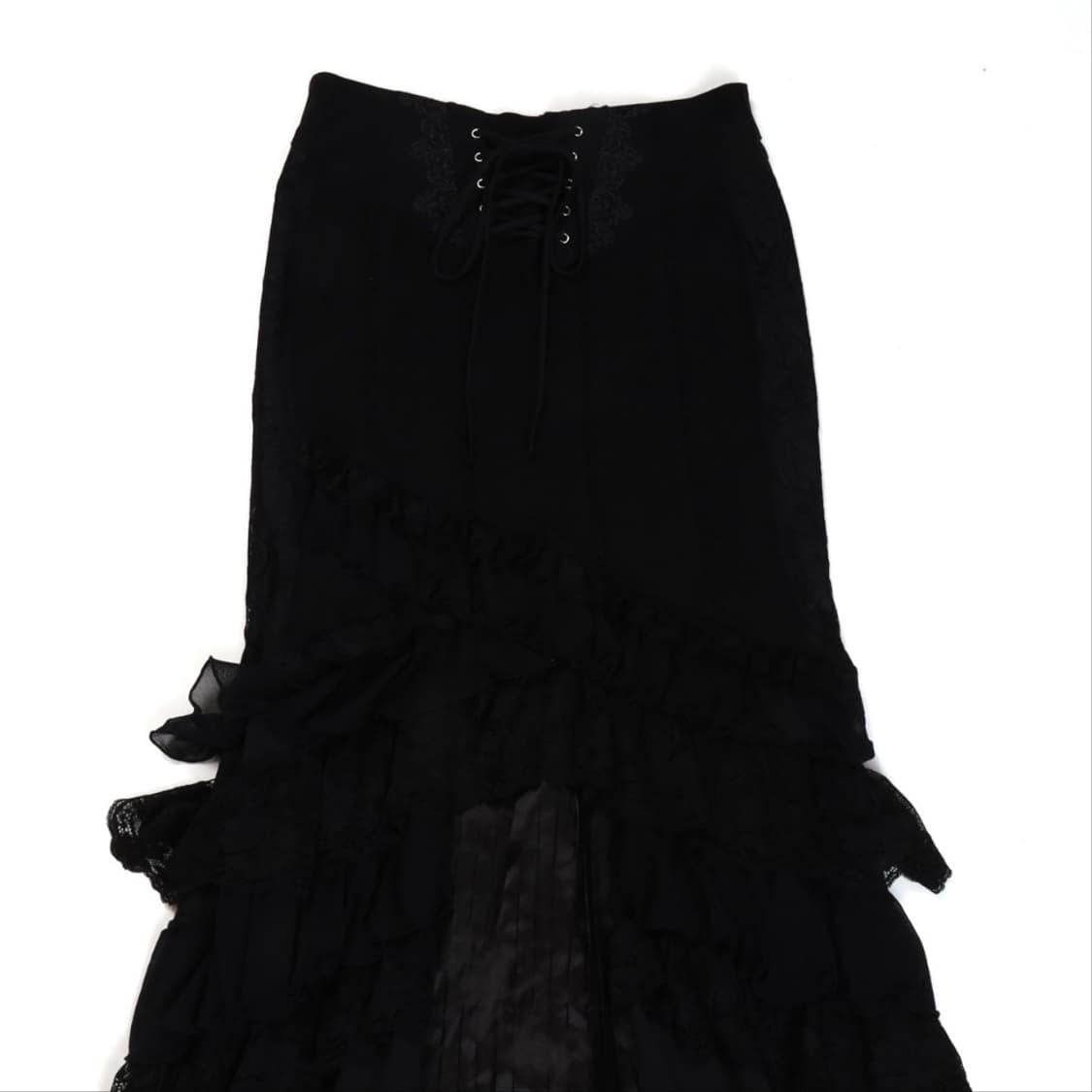 Rose Embroidered Mermaid Long Skirt 상품이미지2