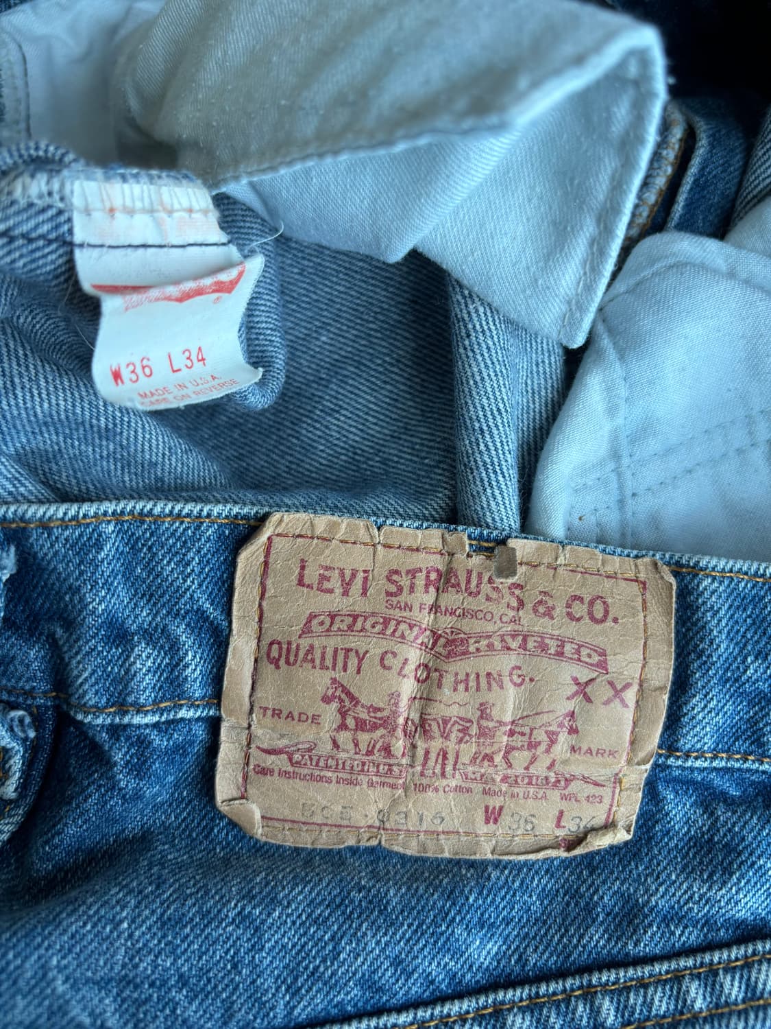 90s levis 505 36x34 상품이미지3