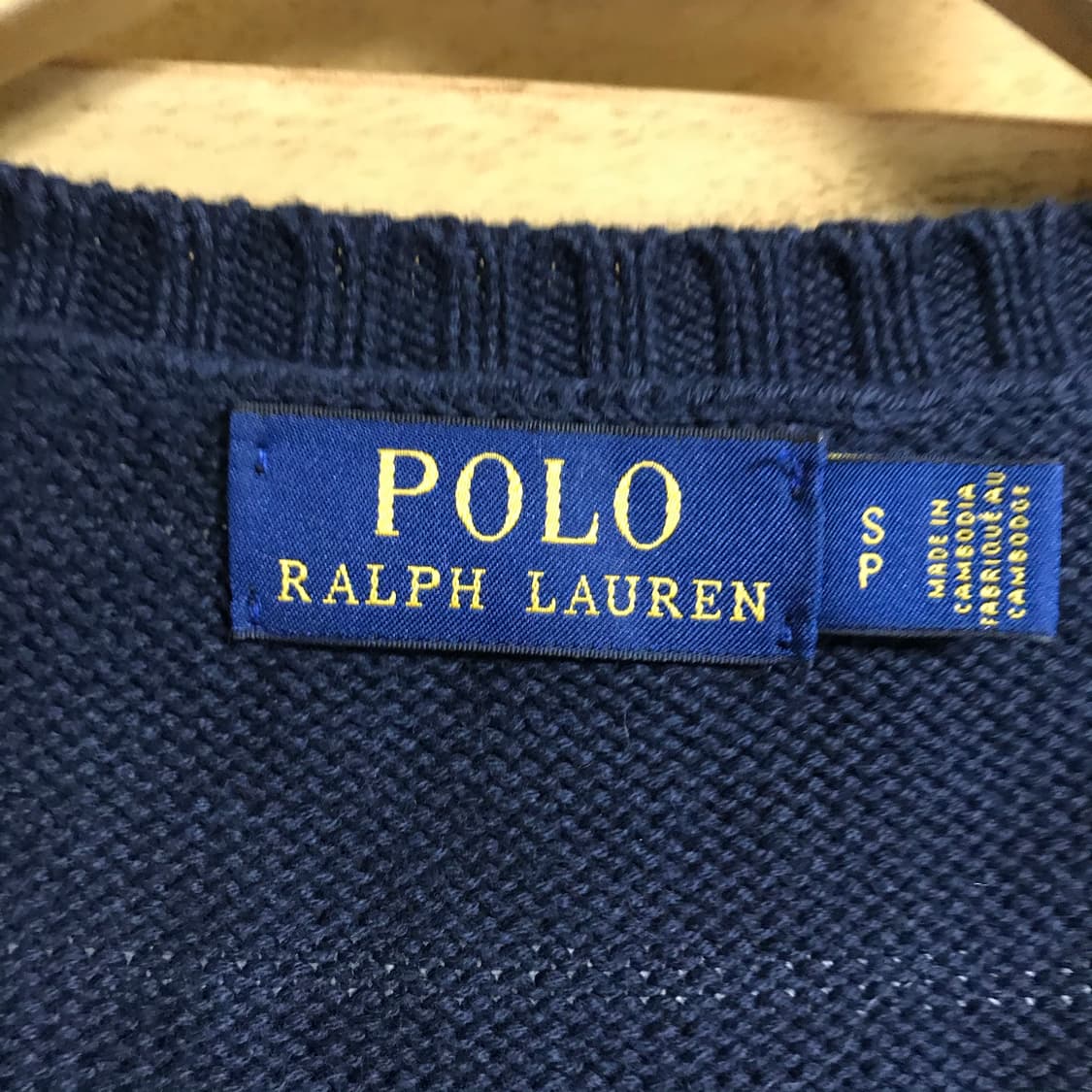 폴로 랄프로렌 신형라인 네이비 니트 상품이미지3