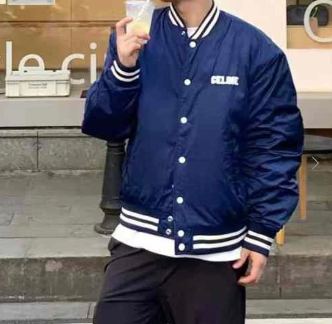 (A+/50) / 셀린느 루즈 테디 봄버 블루종 자켓 네이비 상품이미지9