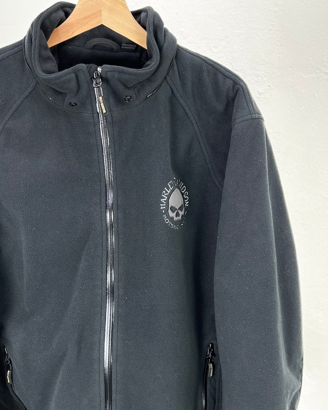 할리 데이비슨 크로스 로드 2 스컬 기어 후디 플리스 자켓 상품이미지4