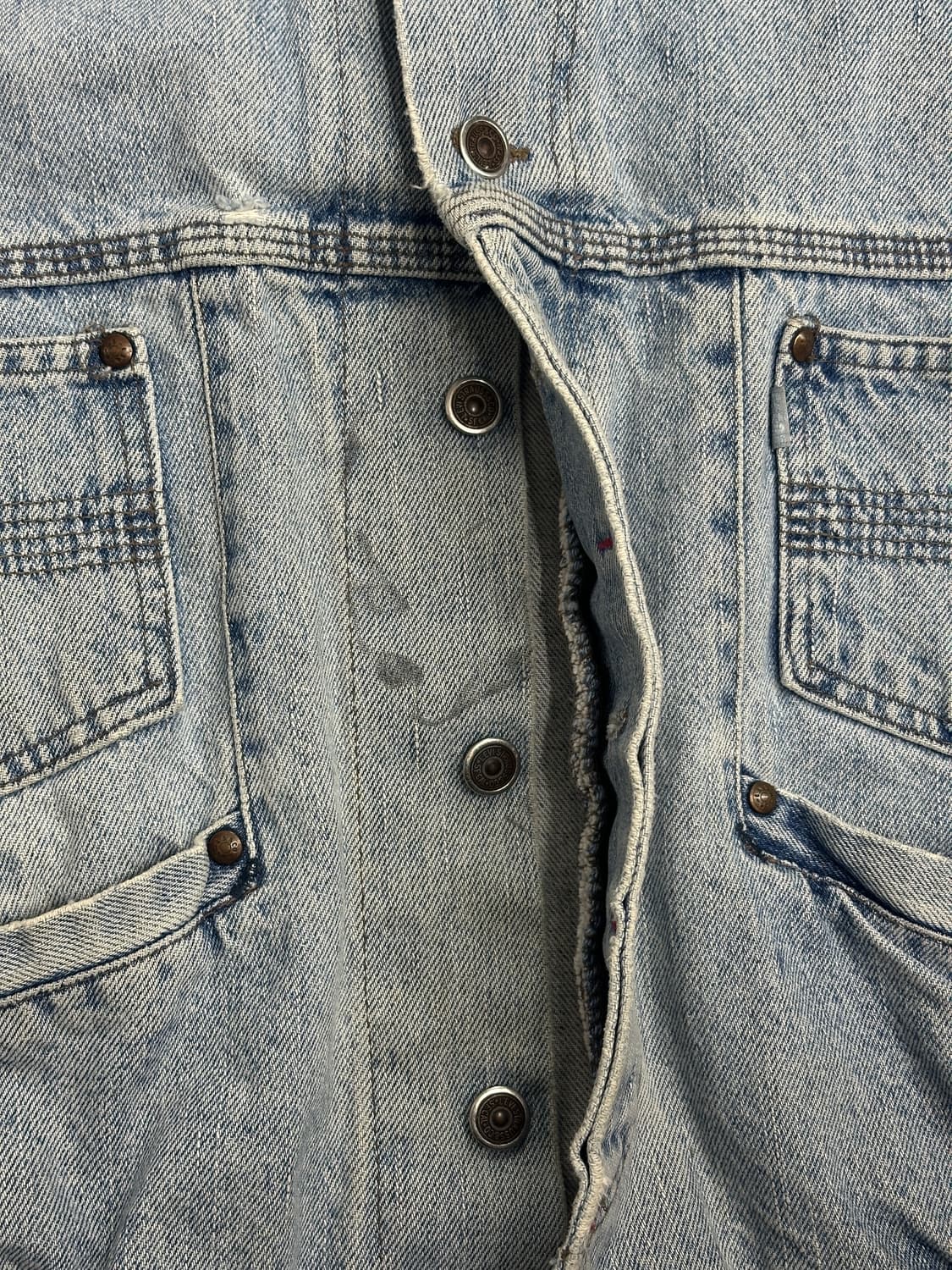90s Levi's SilverTab 데님 봄버 자켓 M 상품이미지5