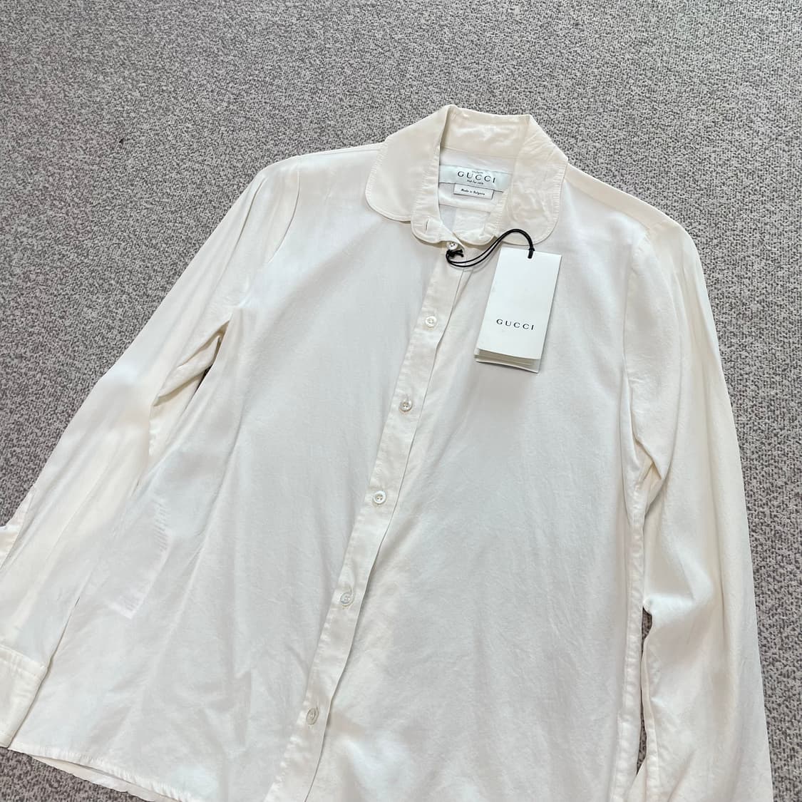 (새상품) 구찌 정품 화이트 블라우스 셔츠 36 상품이미지2