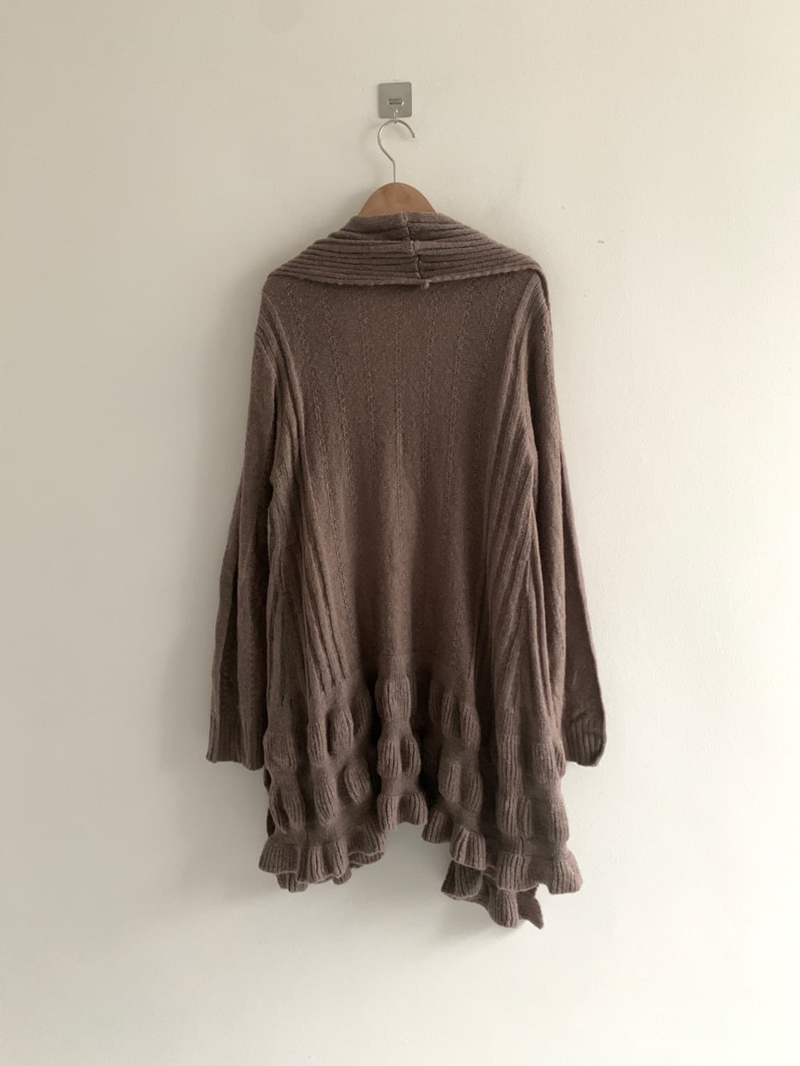 Muffler Collar Ruffle Cardigan 상품이미지7