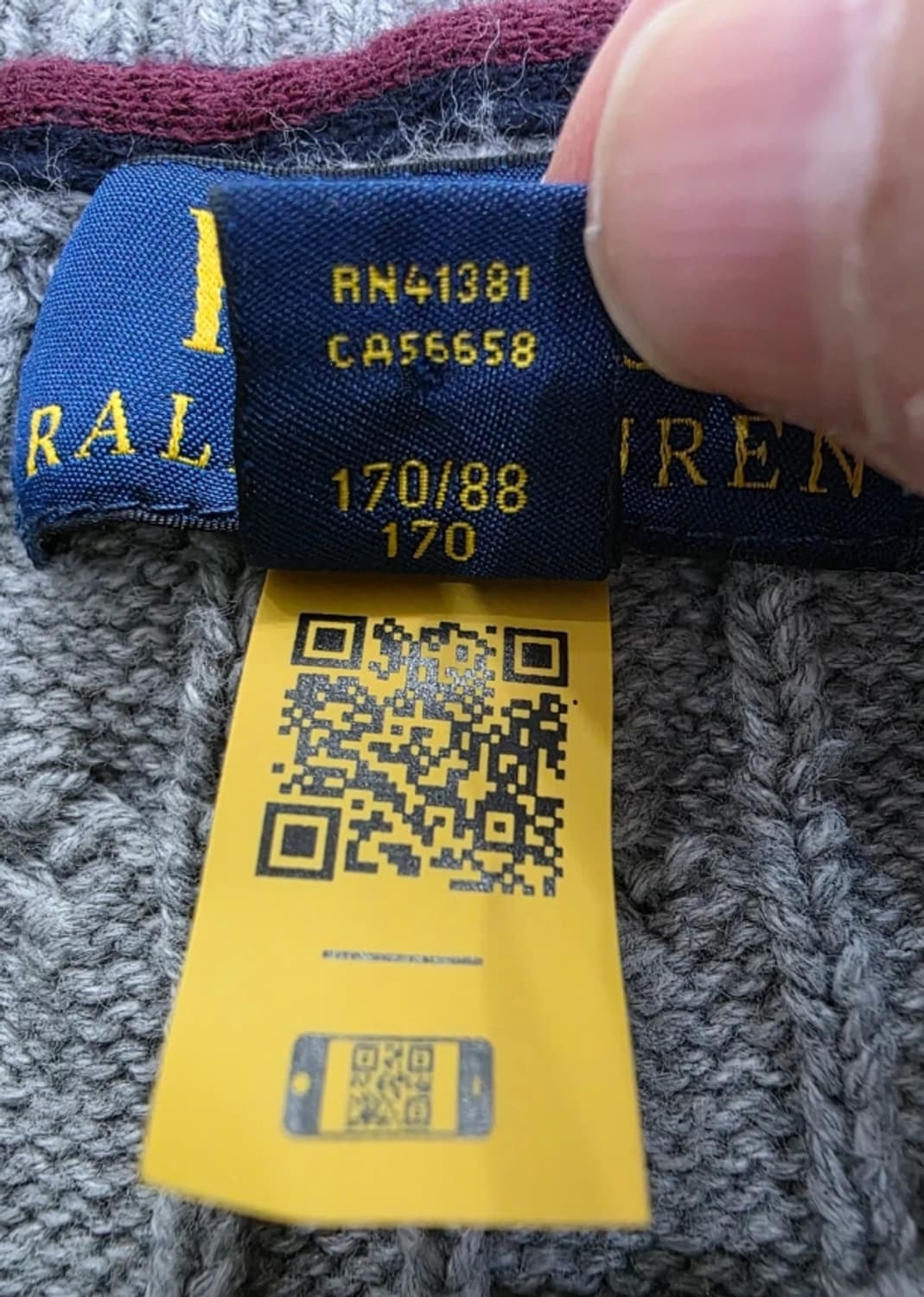 폴로 케이블 니트 95 상품이미지4