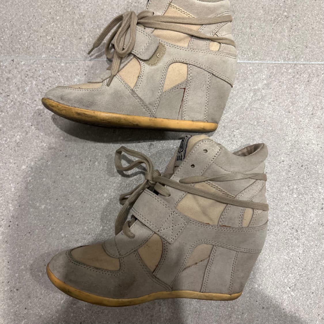 Ash 아쉬 베이지 웨지힐 35 (230 사이즈) 상품이미지3