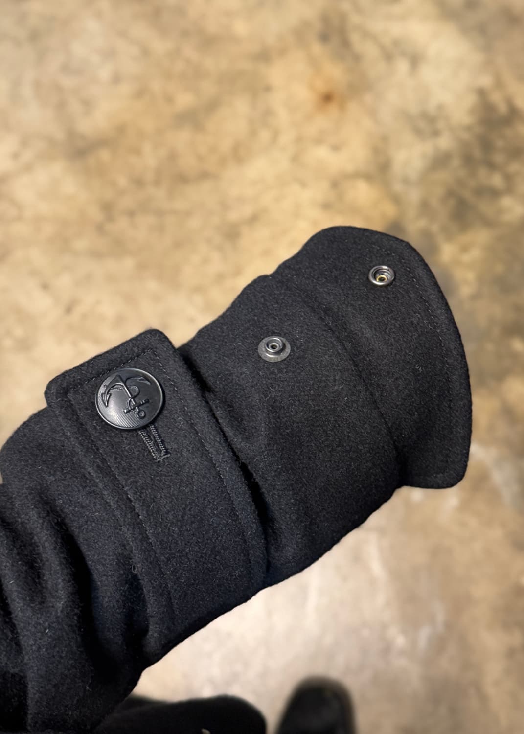 44-66 ) narifuri Pea Coat 상품이미지10