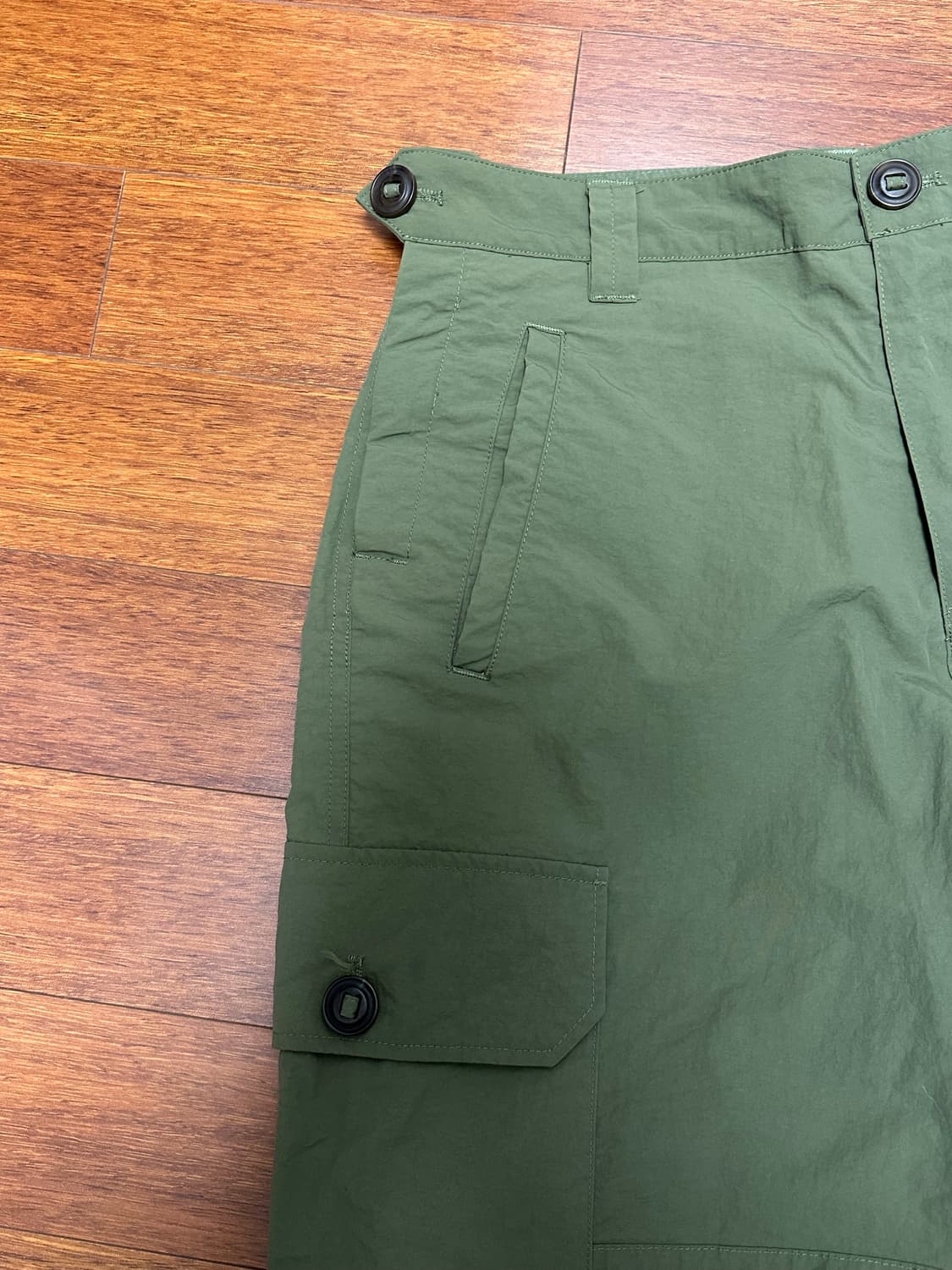 M) 유니폼브릿지 스웨덴 아미 카고 팬츠 올리브 나일론 상품이미지3