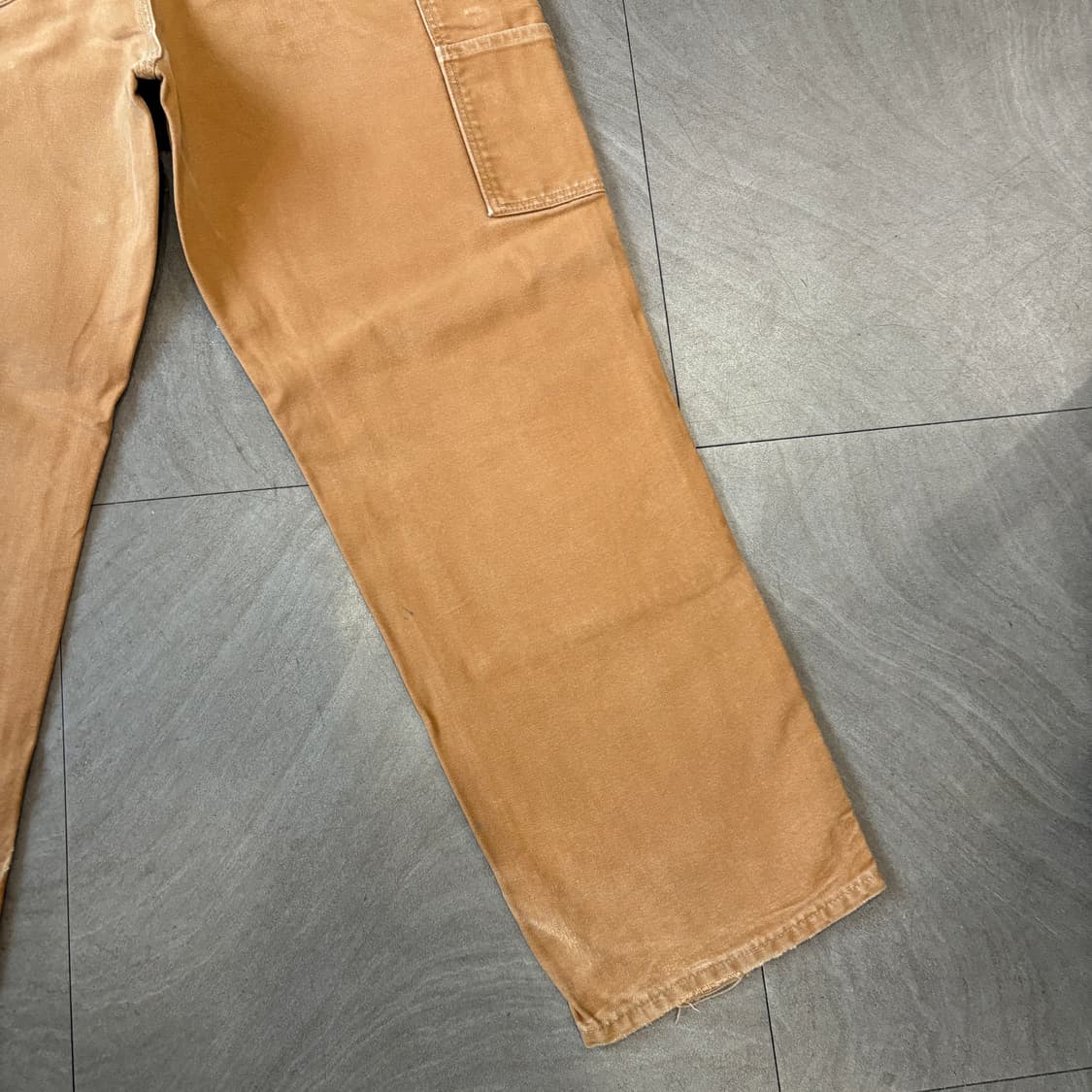 Carhartt 칼하트 오리지널 브라운 더블니 팬츠 바지 상품이미지9