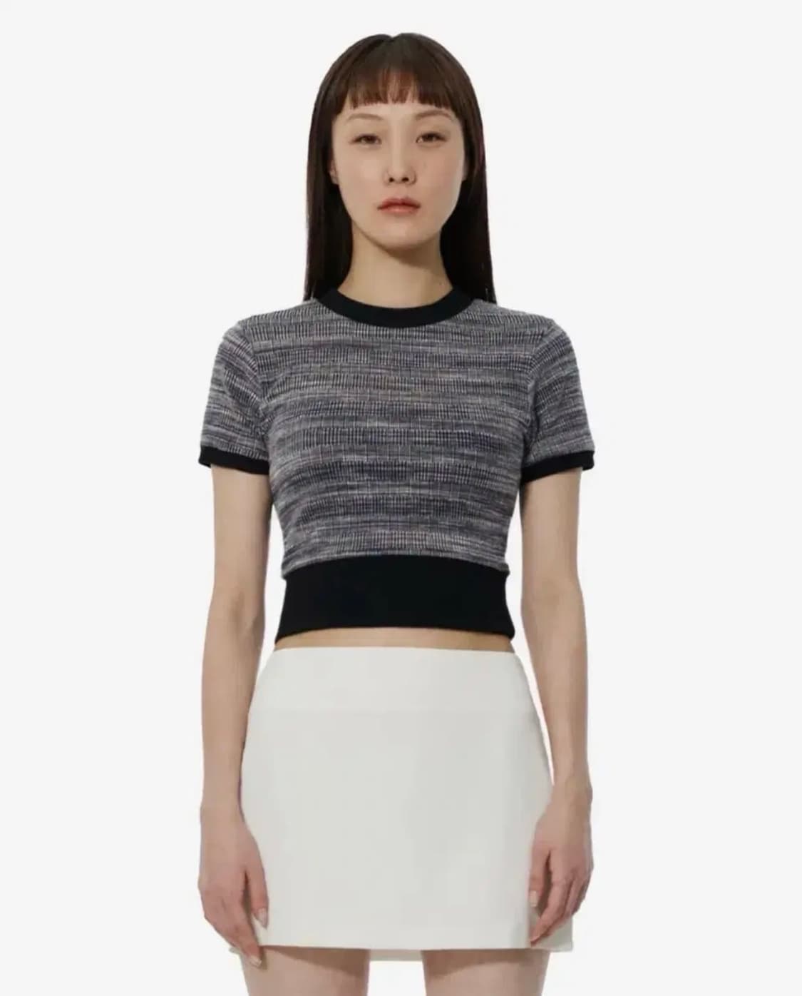 큐리티 C MULTI STRIPE T-SHIRT_BLACK (M) 상품이미지3