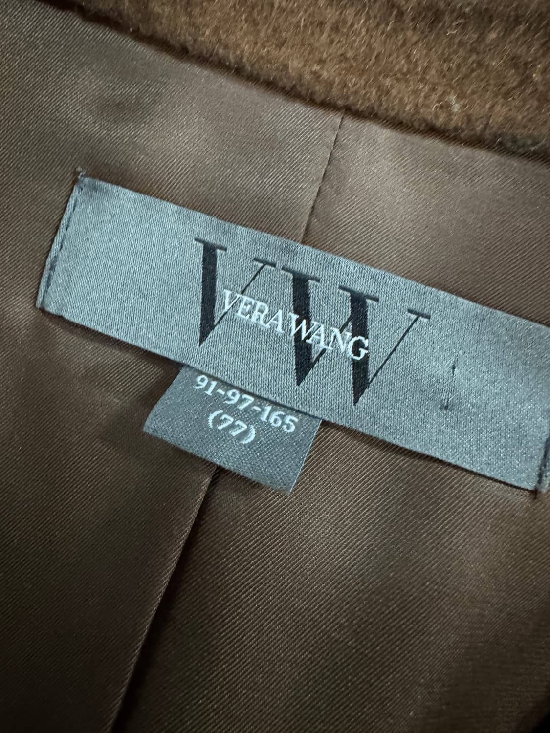 여성 베라왕 캐시미어 혼방 벨티드 코트 상품이미지3