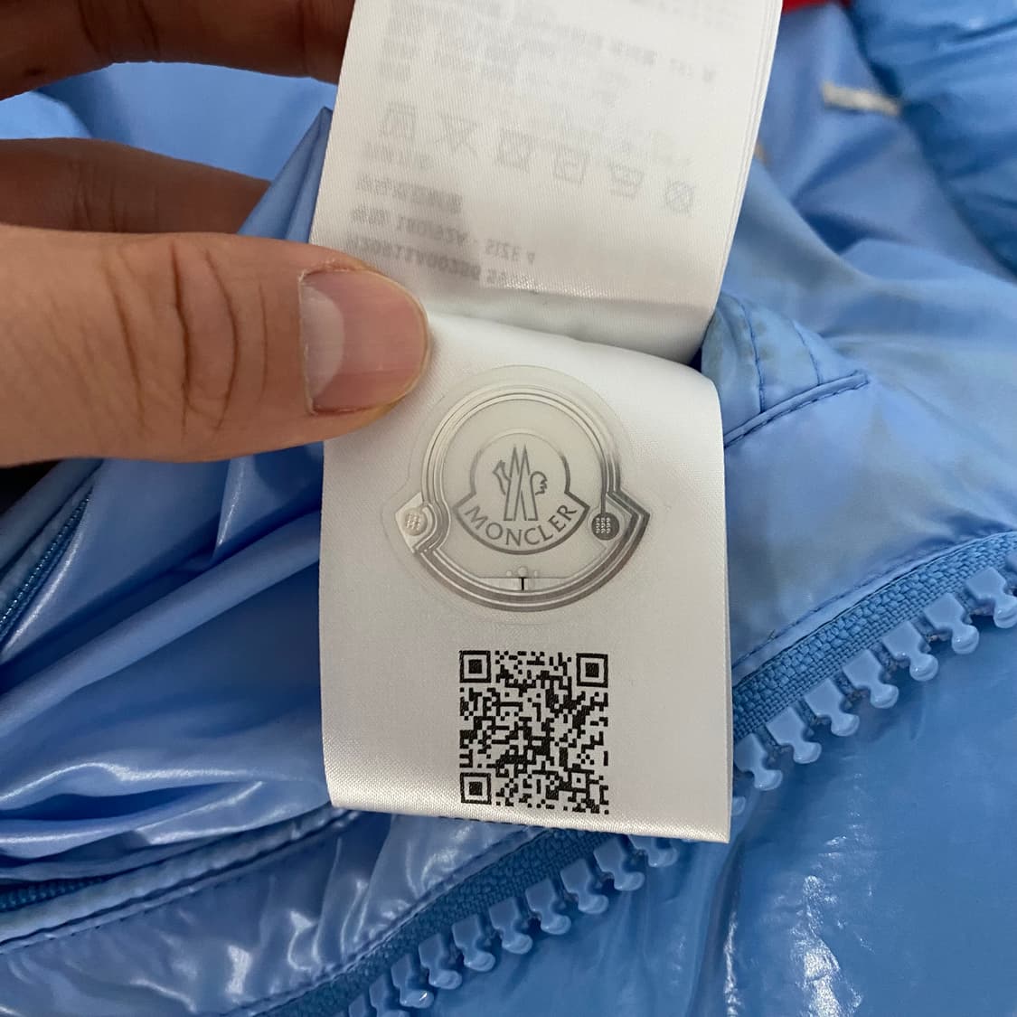 [4] 몽클레어 몽클레르 마야 70 쇼트 다운 자켓 스카이 블루 상품이미지9