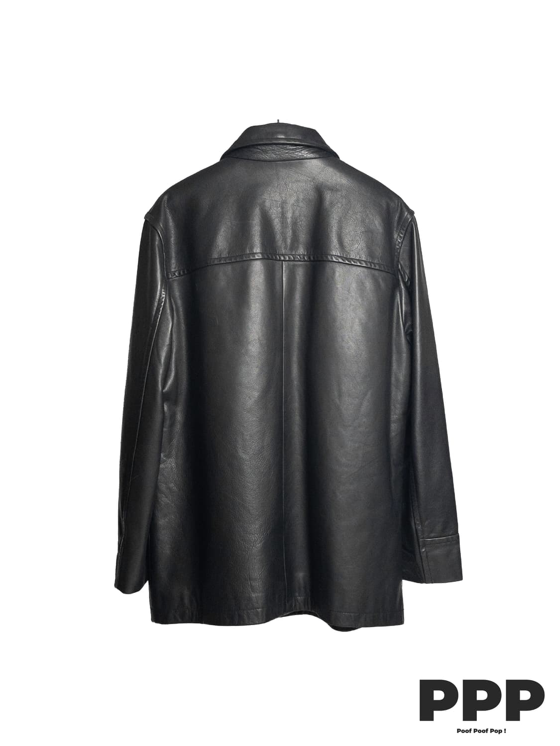 Old GAP Genuine Leather Car Coat L 상품이미지10
