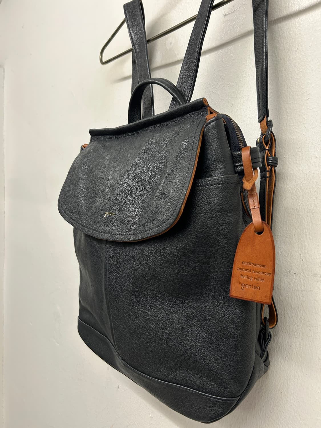 Genten 겐텐 통가죽 백팩 상품이미지3